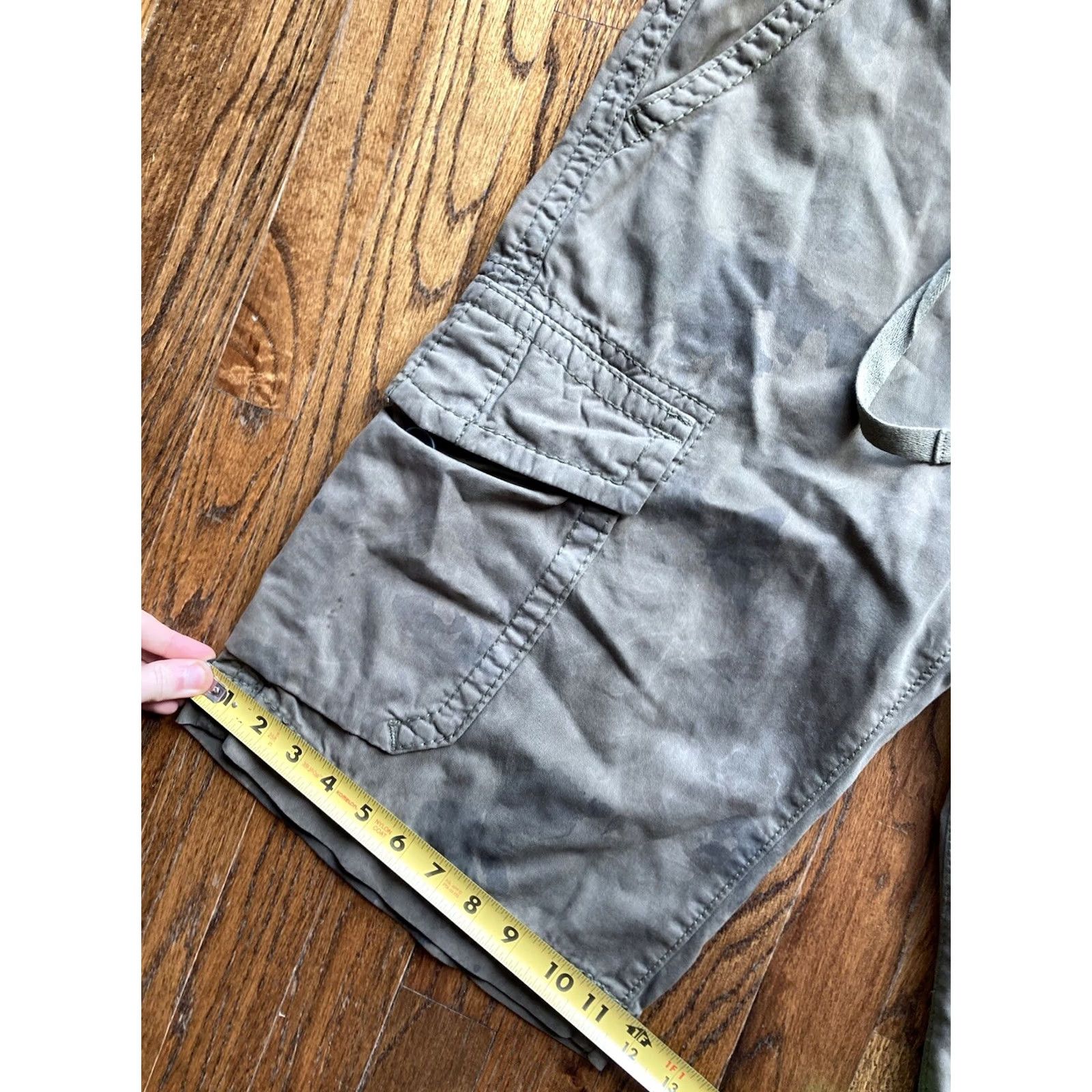 True Religion True Religion Cargo Shorts Mens 34 Camouflage Trooper Grunge Military Drawstring Size US 34 / EU 50 - 5 Thumbnail