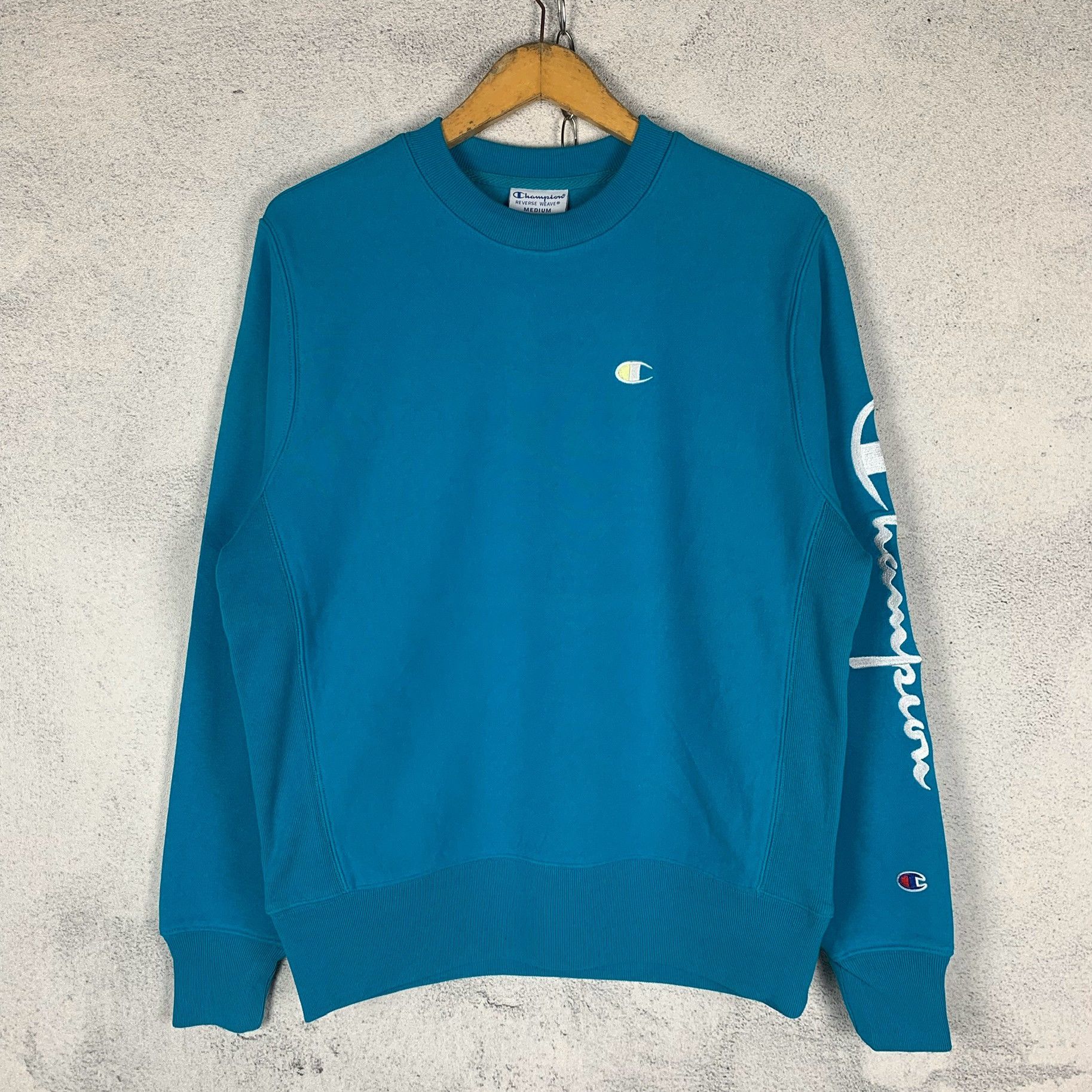 Champion Champion Spellout Logo Sweater Crewneck Size US M / EU 48-50 / 2 - 1 Thumbnail