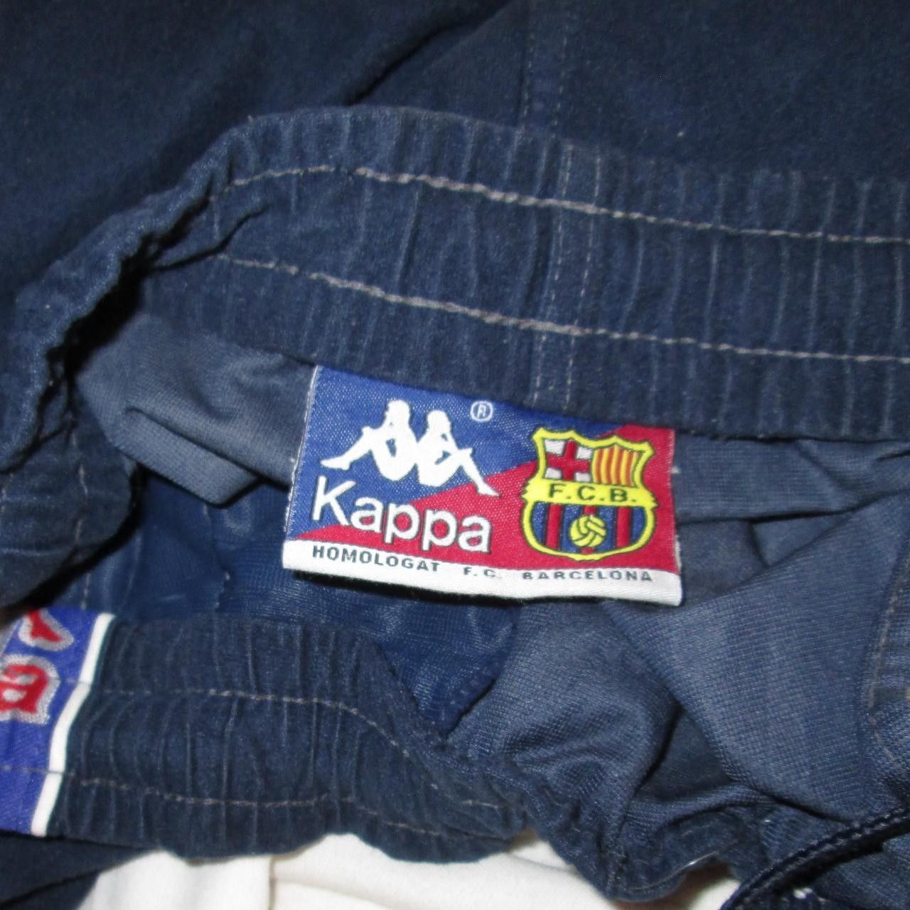 Kappa Fc Barcelona Spain 1992 1993 1994 Pant Jacket Shirt Jersey Size US 30 / EU 46 - 2 Thumbnail