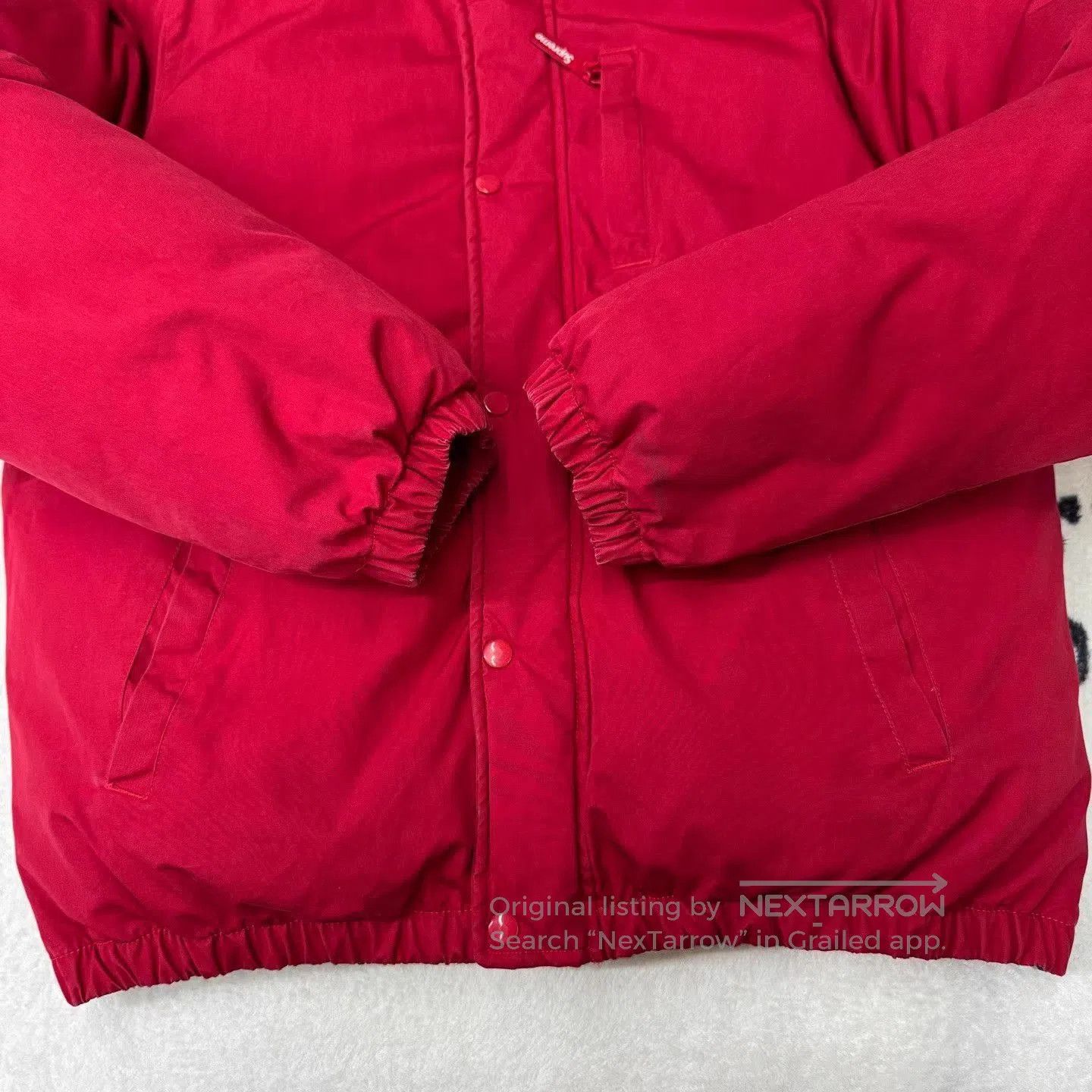 Supreme Red Quilted Heavy Coat . Size US L / EU 52-54 / 3 - 2 Thumbnail