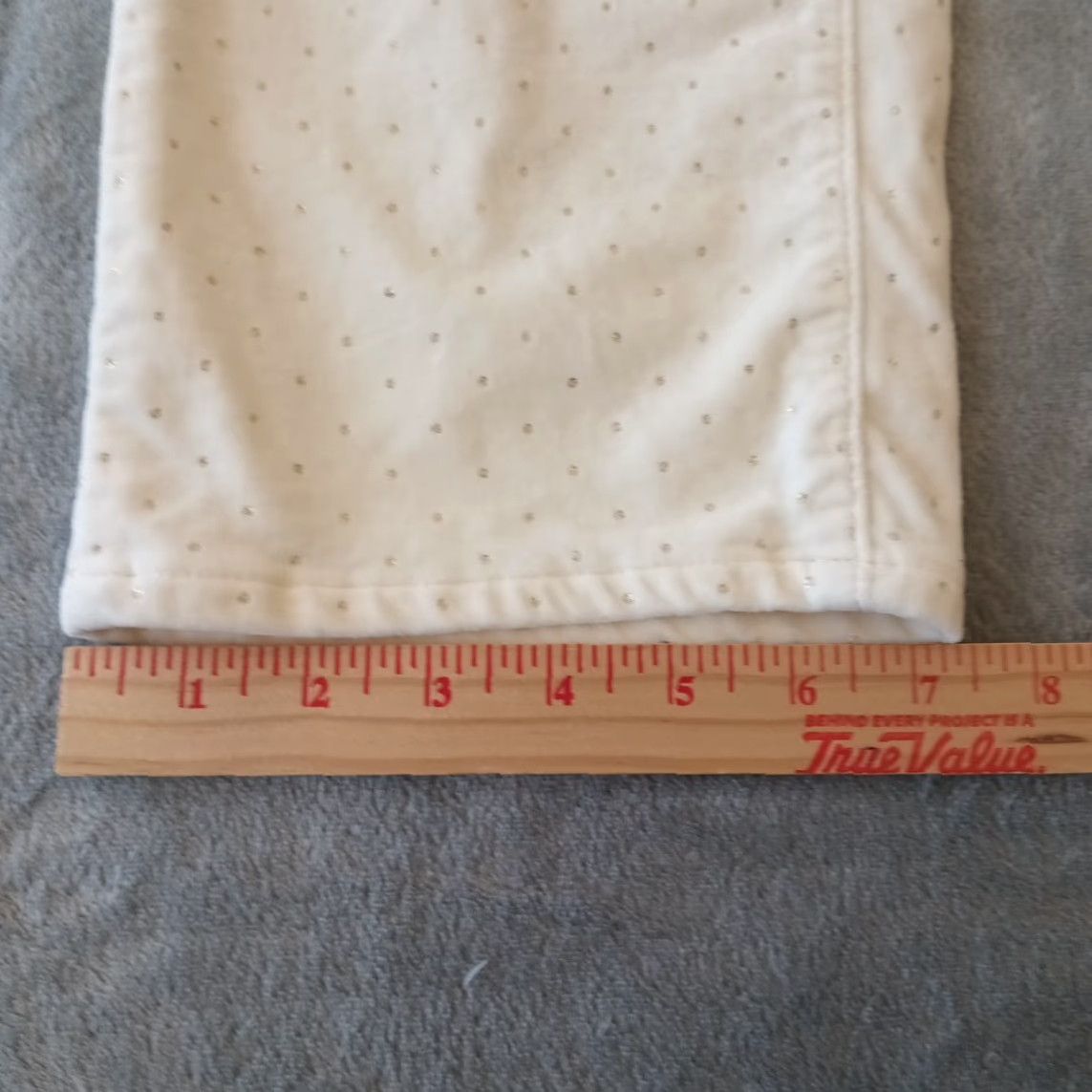 Talbots VINTAGE Talbots Velveteen Pants Womens Size 12 Beige Polka Dot Straight Leg Chino 33x29 Size 34" / US 12 / IT 48 - 5 Thumbnail