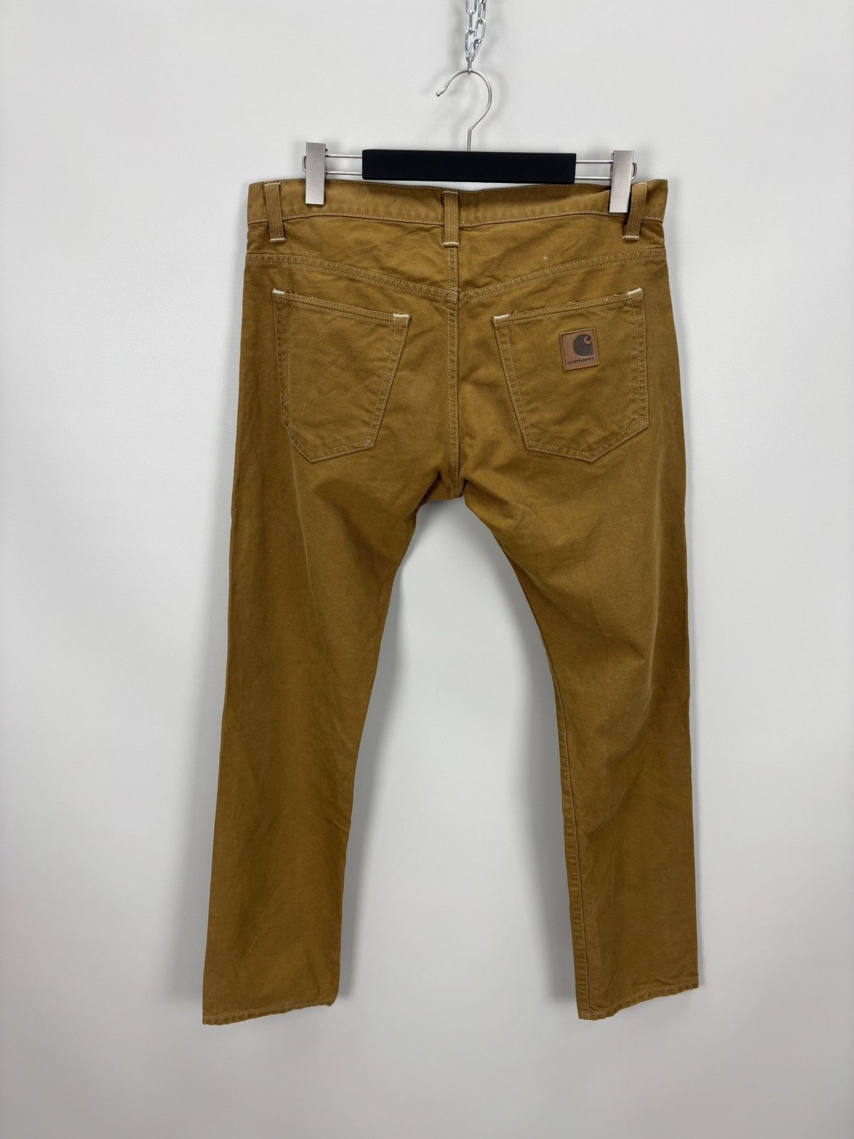 Carhartt Mens jeans Carhartt Size 34x32 Color Brown Size US 34 / EU 50 - 5 Thumbnail