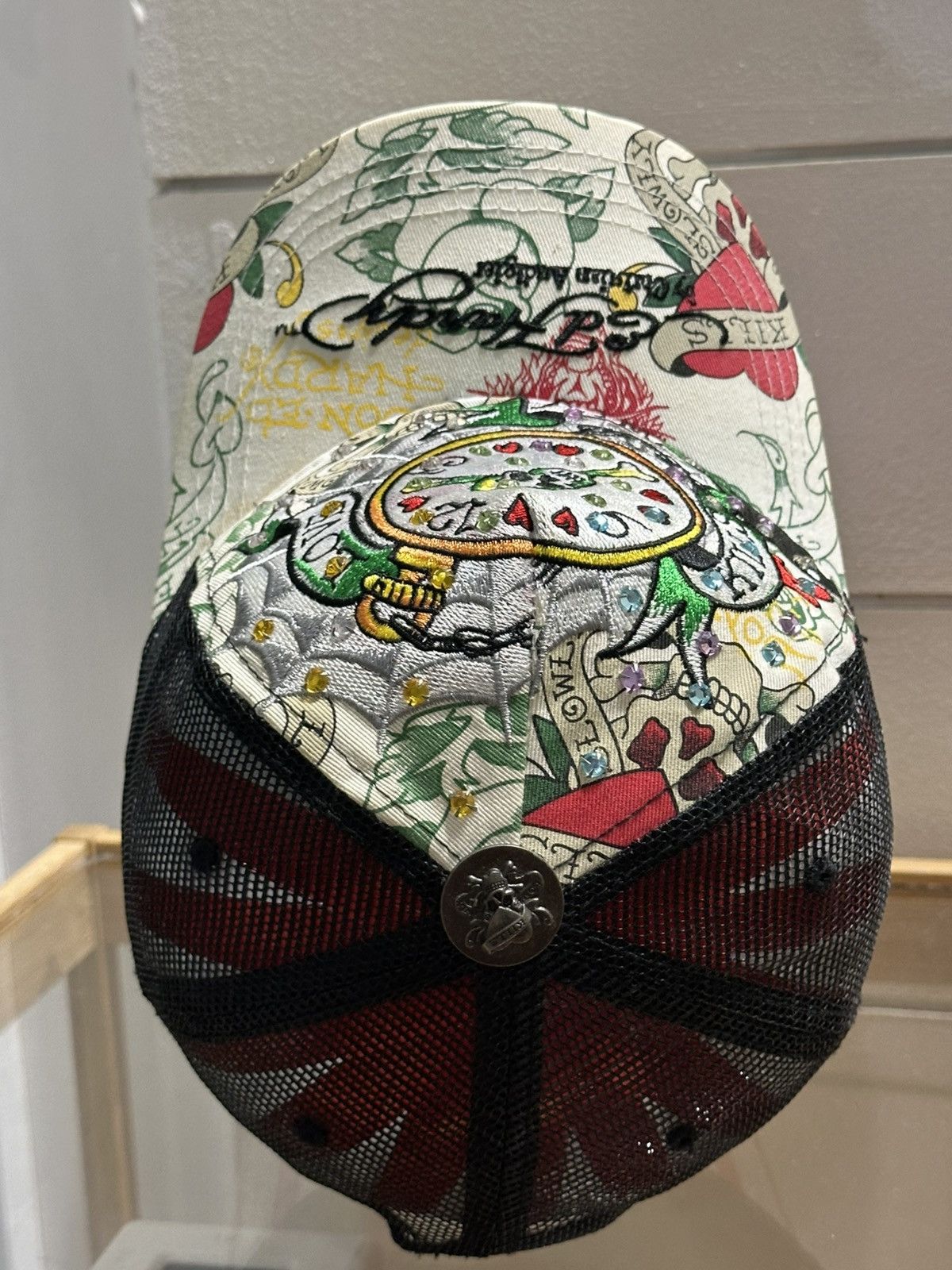 Christian Audigier × Ed Hardy Ed Hardy Rhinestone by Christian Audigier Skull Tattoo Size ONE SIZE - 7 Thumbnail