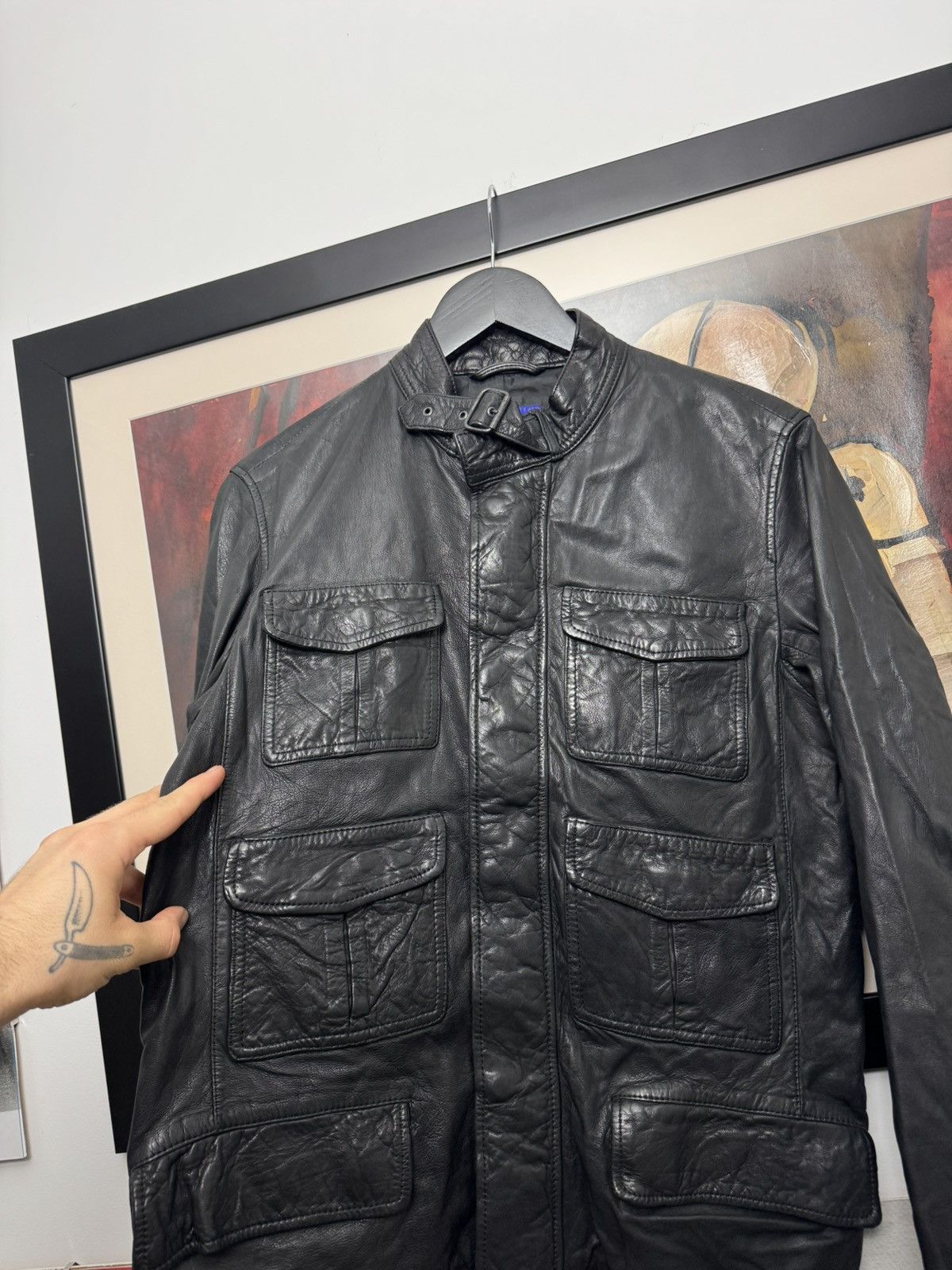 Jimmy Choo Jimmy Choo H&m Leather Jacket Multipocket Luxury Collab Rare Size US S / EU 44-46 / 1 - 3 Thumbnail