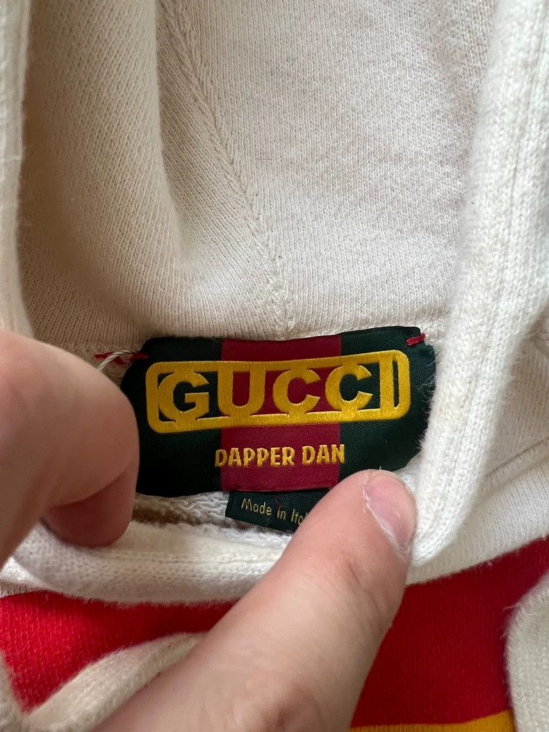 Gucci Gucci Red and green square logo hooded sweatshirt 2504-Next Size US S / EU 44-46 / 1 - 3 Thumbnail