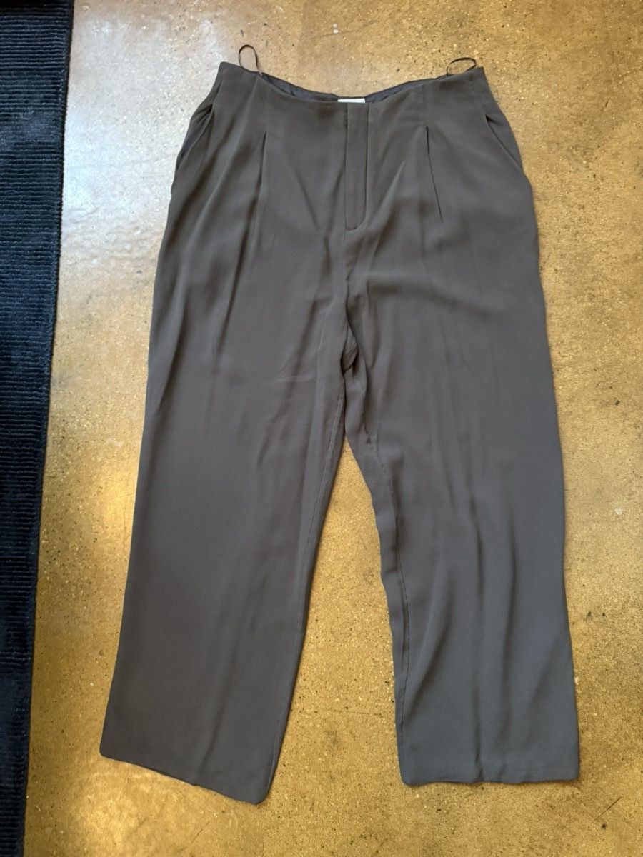 Saint Laurent Paris Saint Laurent 100% Silk Trousers Size US 32 / EU 48 - 2 Thumbnail