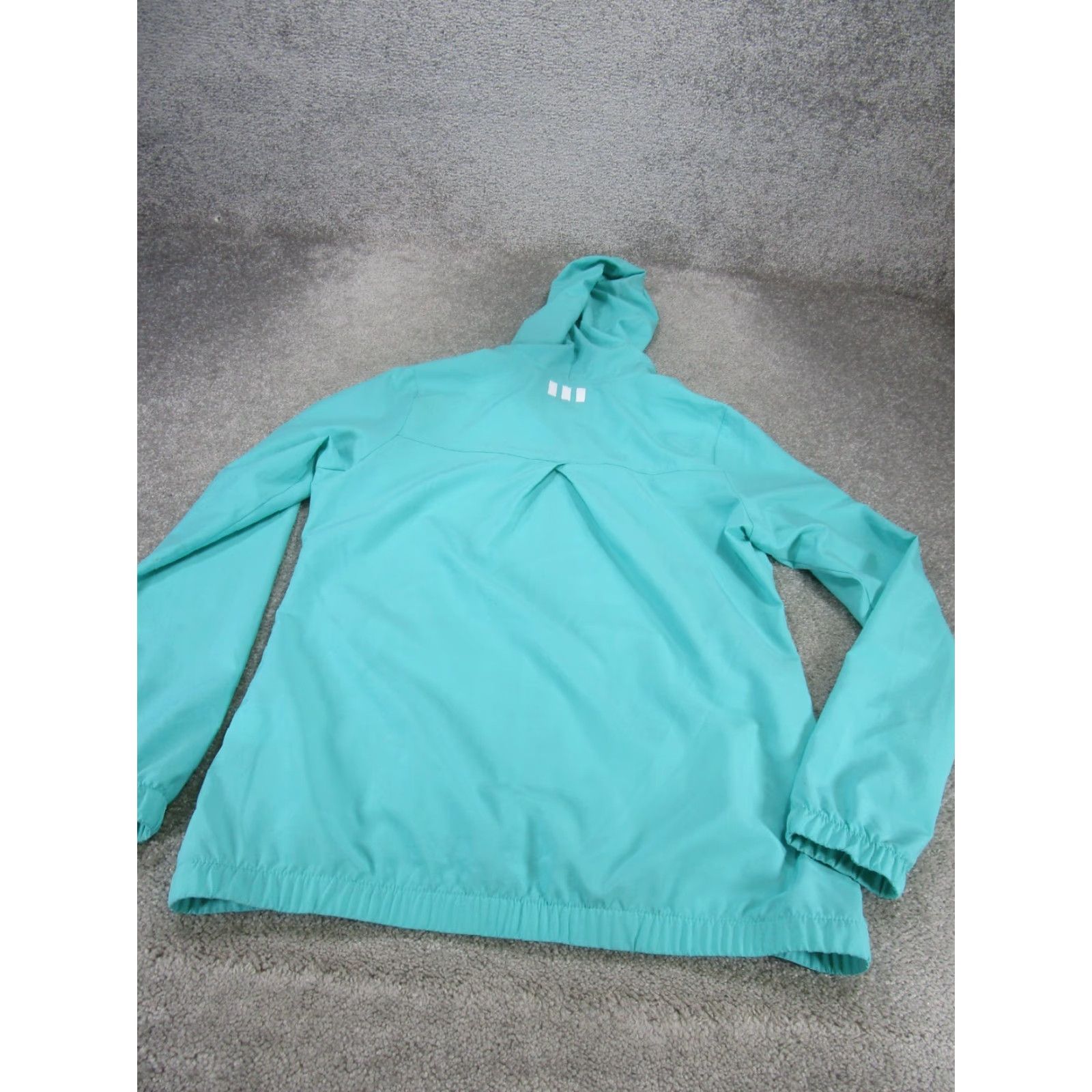 Adidas Adidas Jacket Womens Medium Light Blue Lightweight Golf Track Jacket - Blue, Regular, Light Weight, Golf Size M / US 6-8 / IT 42-44 - 4 Thumbnail