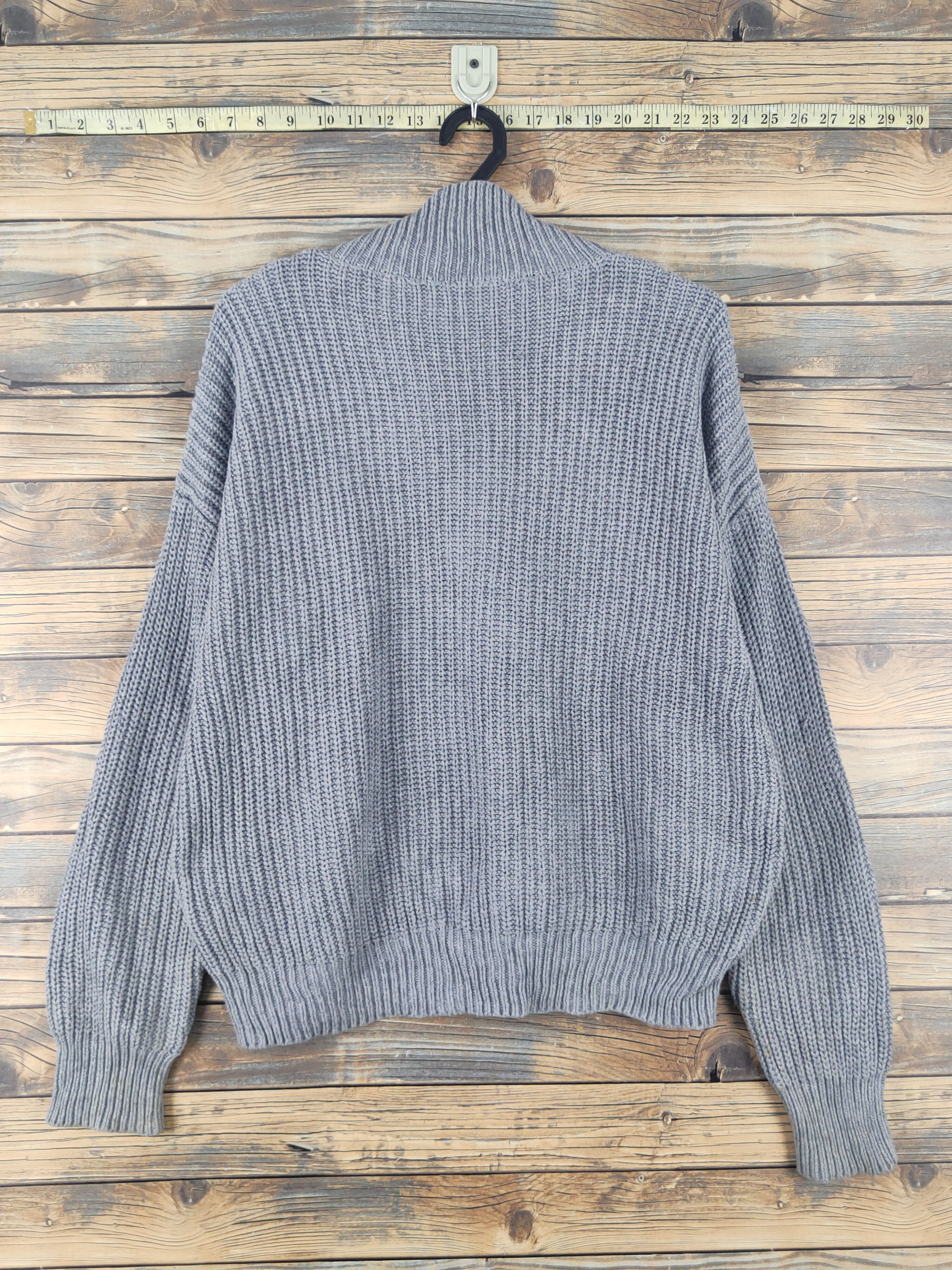 Japanese Brand Nostalgia Gray Knitwear Sweatshirts #W1739 Size US M / EU 48-50 / 2 - 7 Thumbnail