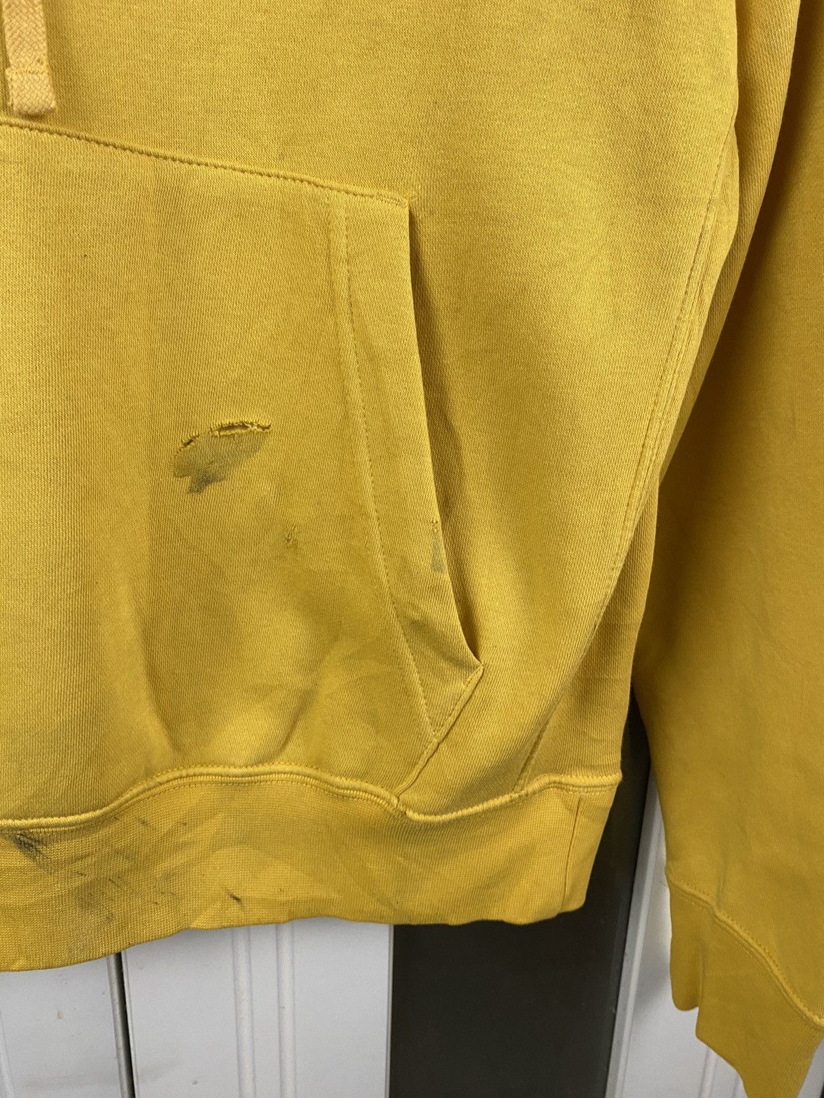 Nike × Vintage Vintage Nike Y2k Hoodie Yellow Pullover Size US M / EU 48-50 / 2 - 4 Thumbnail