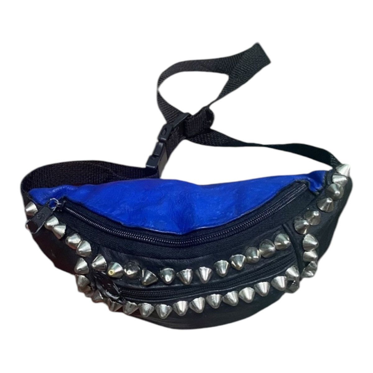 💥PUNK DESIGN POUCH BAG LEATHER STUDDED