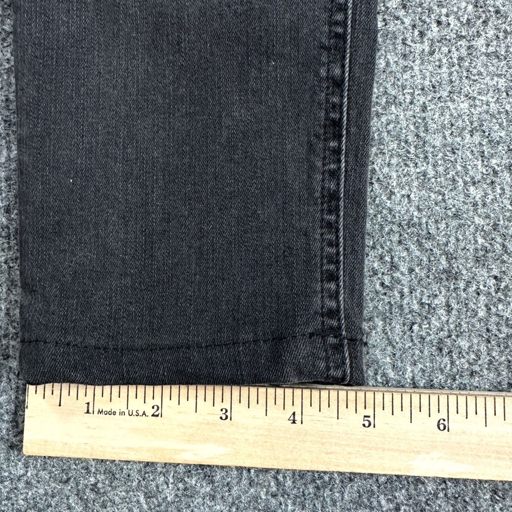 Vintage ACNE Jeans Women's 26 x 26 Black Ankle Zip Fly Denim Cotton Regular Jeans Women's 26" Inseam Ankle Zip Black Size 26" / US 2 / IT 38 - 4 Thumbnail