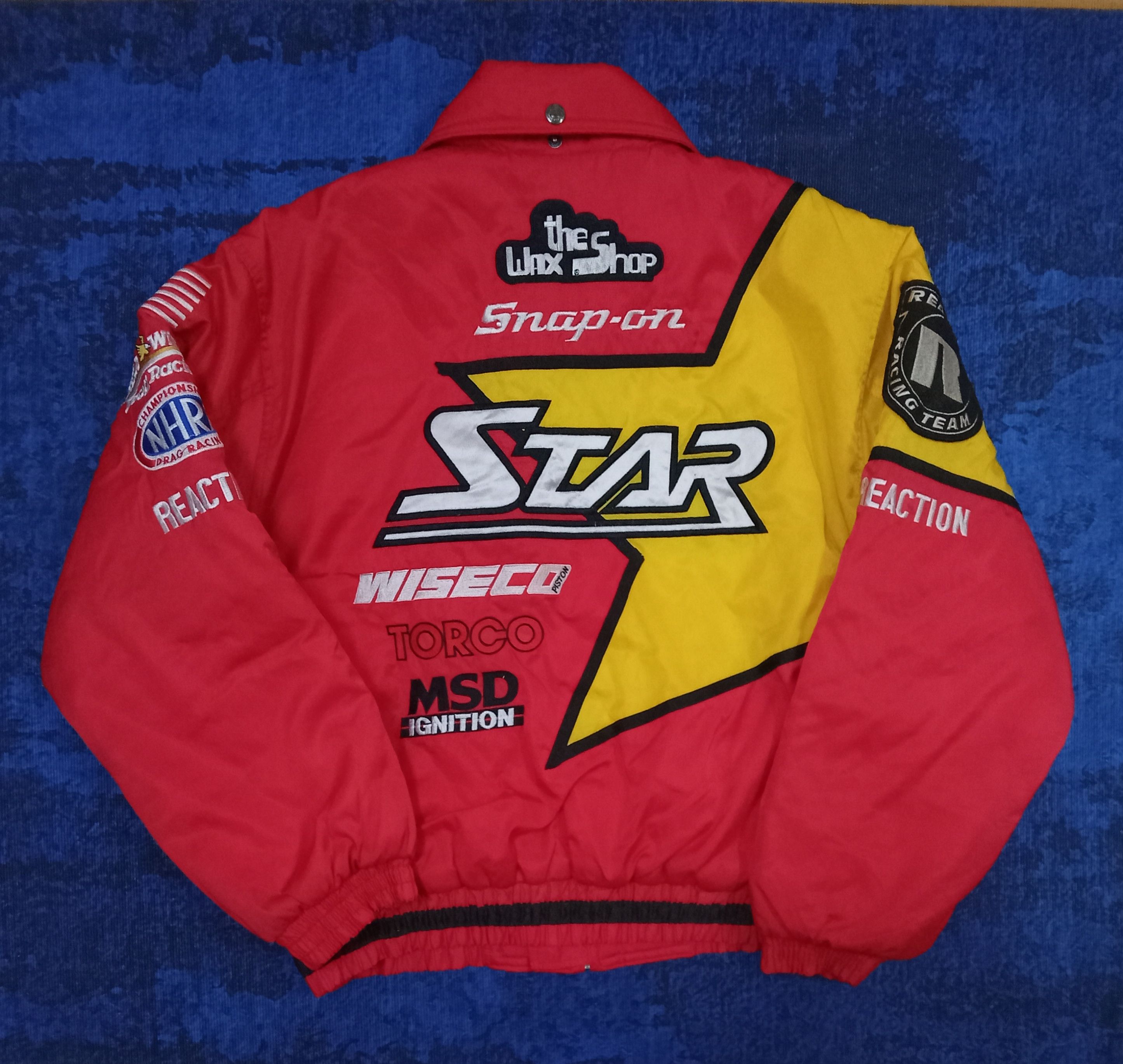 Japanese Brand Star Racing NHRA Winston Drag Racing Jacket Size US L / EU 52-54 / 3 - 2 Thumbnail