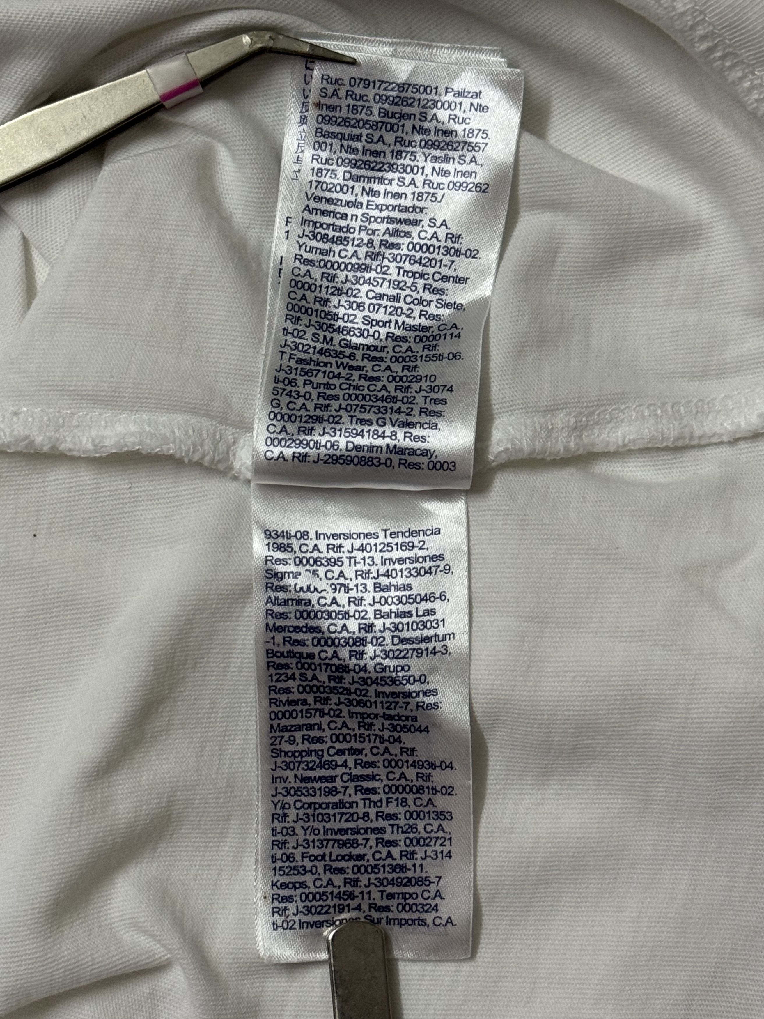 Tommy Jeans Tommy Jeans White Long Sleeve Tee – Flag Embroidery Logo Size US XS / EU 42 / 0 - 7 Thumbnail