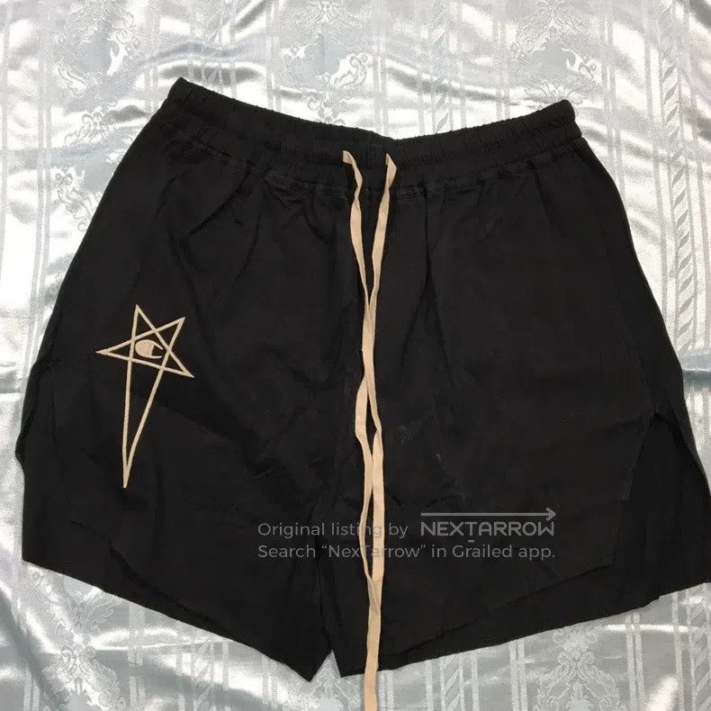Rick Owens RICK OWENS size XL Champion Collab Shorts Size US 27 - 1 Thumbnail