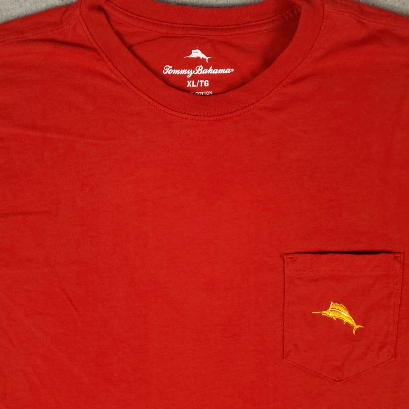 Tommy Bahama Tommy Bahama T-Shirt Mens XL Red Mai Tai Graphic Short Sleeve Adult Size US XL / EU 56 / 4 - 3 Thumbnail