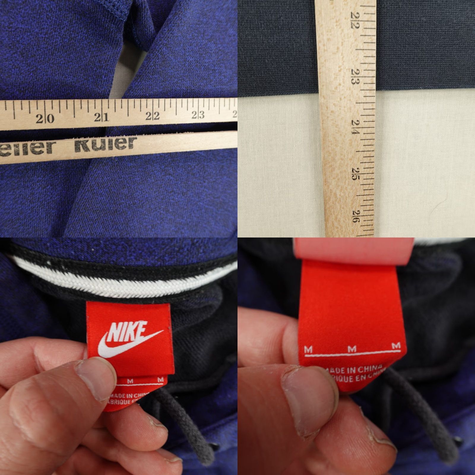 Nike VINTAGE Nike Hoodie Mens Medium AW77 French Terry Shoebox Pullover Sweater Sweatshirt Size US M / EU 48-50 / 2 - 8 Thumbnail