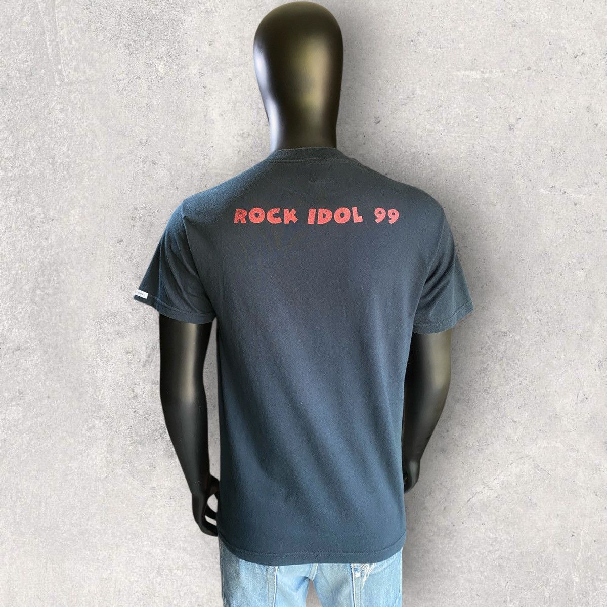 Number (N)ine Vintage 1999 Rock And Roll Red Glitter T Shirt Size US S / EU 44-46 / 1 - 3 Thumbnail