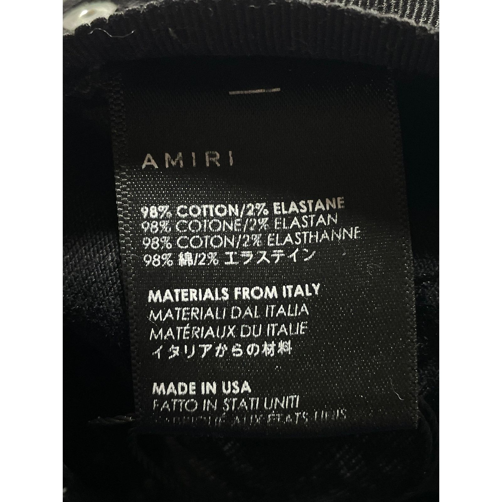 Amiri Amiri Aged Black & Pink Stripe Jeans Size US 29 - 4 Thumbnail