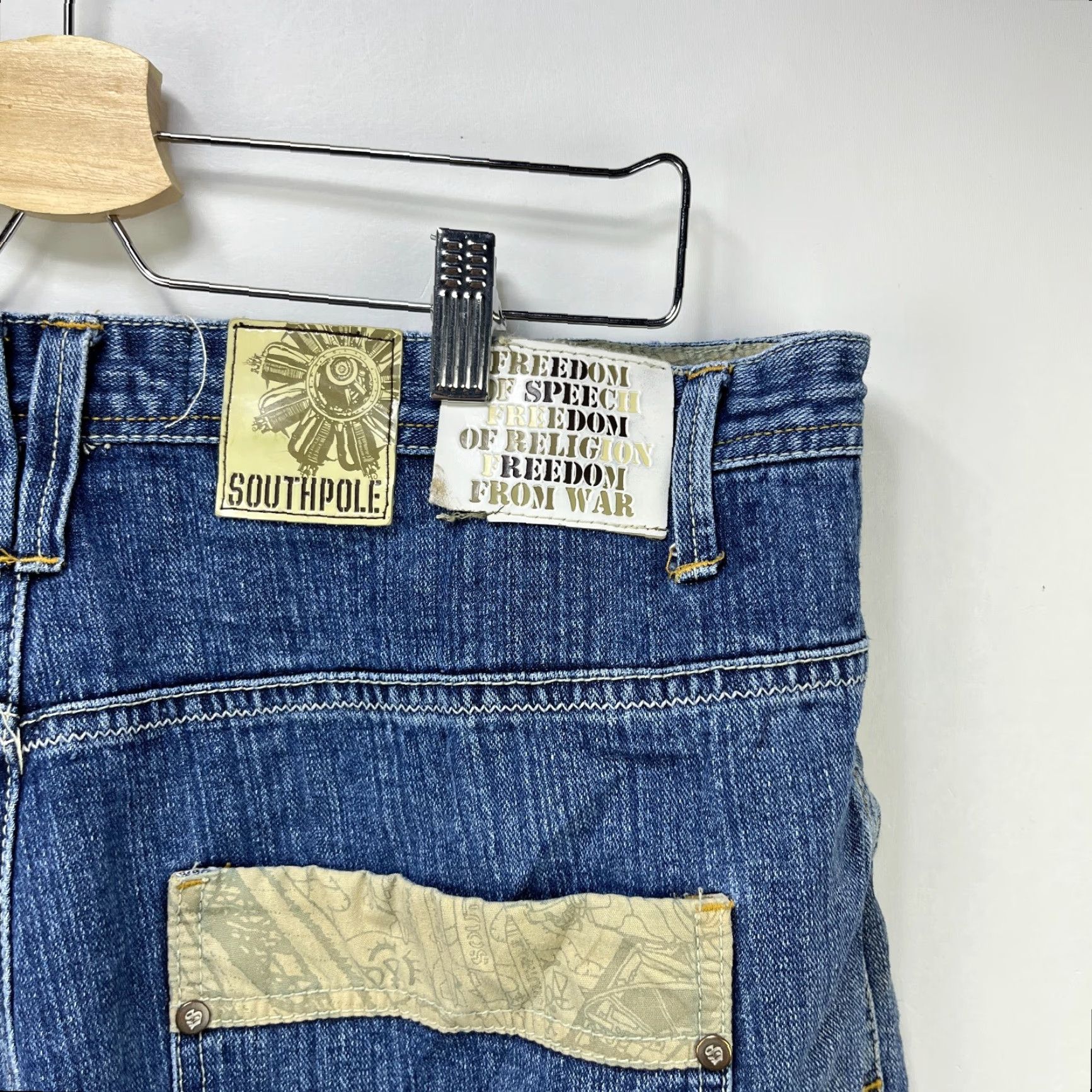 Southpole VINTAGE Southpole Jorts Jeans Shorts Denim Baggy Hip Hop Urban 38 Men's Blue Size US 38 / EU 54 - 6 Thumbnail