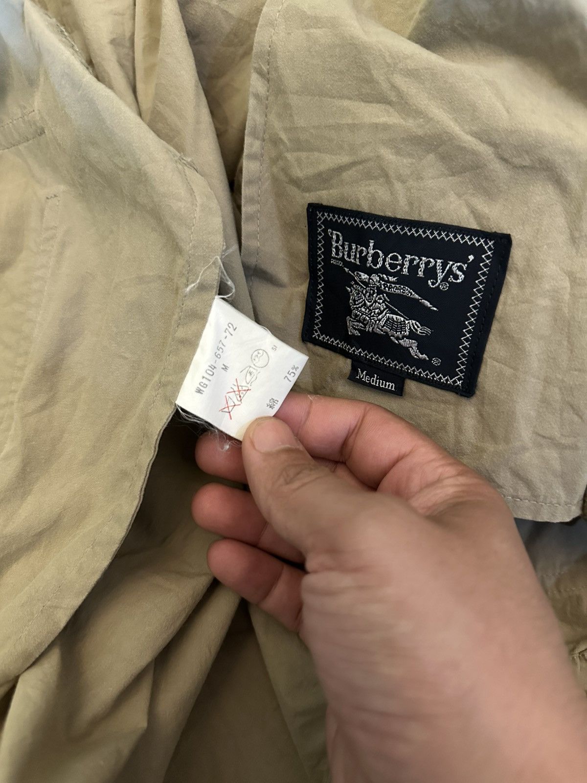 Burberry Vintage burberrys made in japan Size US M / EU 48-50 / 2 - 6 Thumbnail