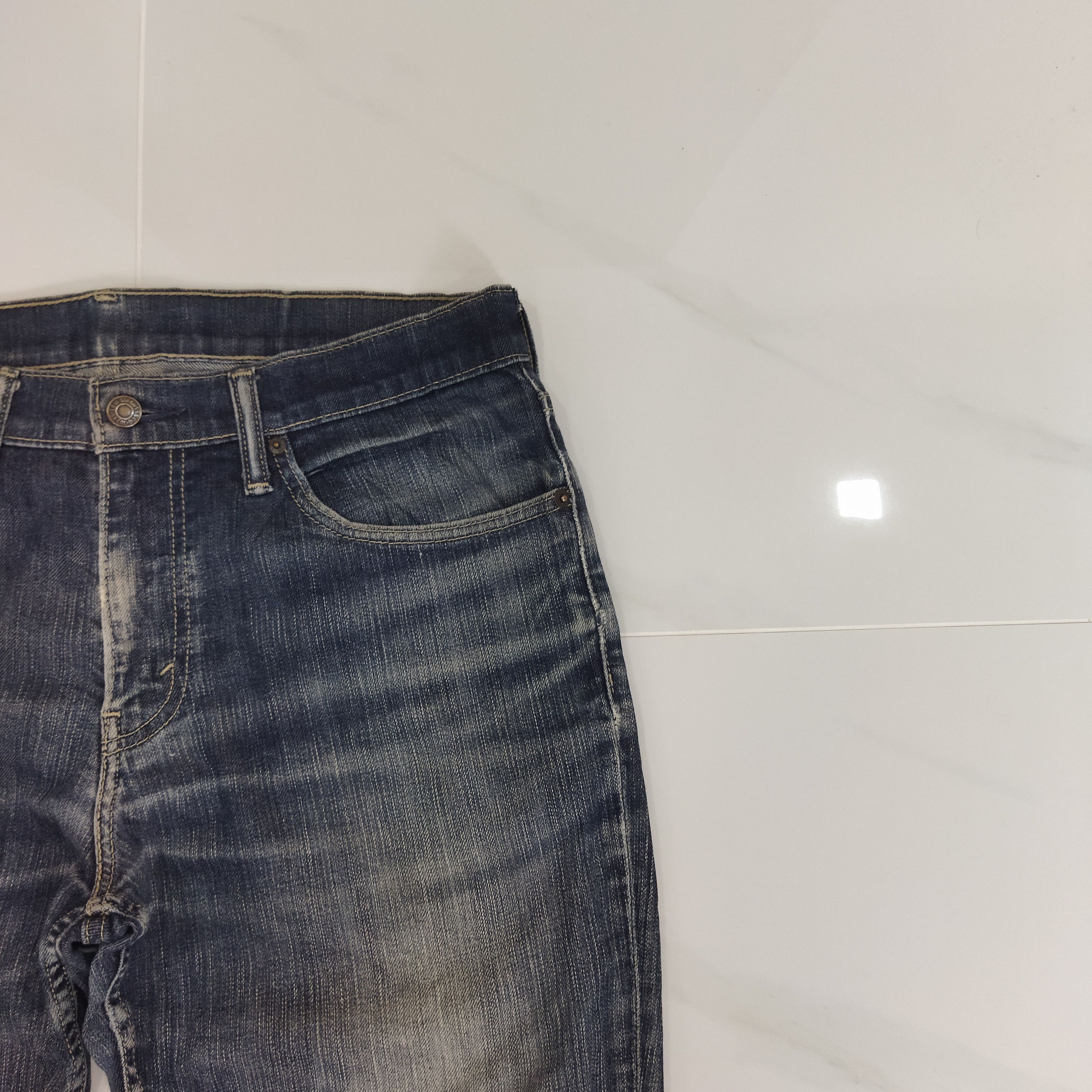 Levi's LEVI'S 511 DISTRESSED JEANS PANTS Size US 34 / EU 50 - 5 Thumbnail