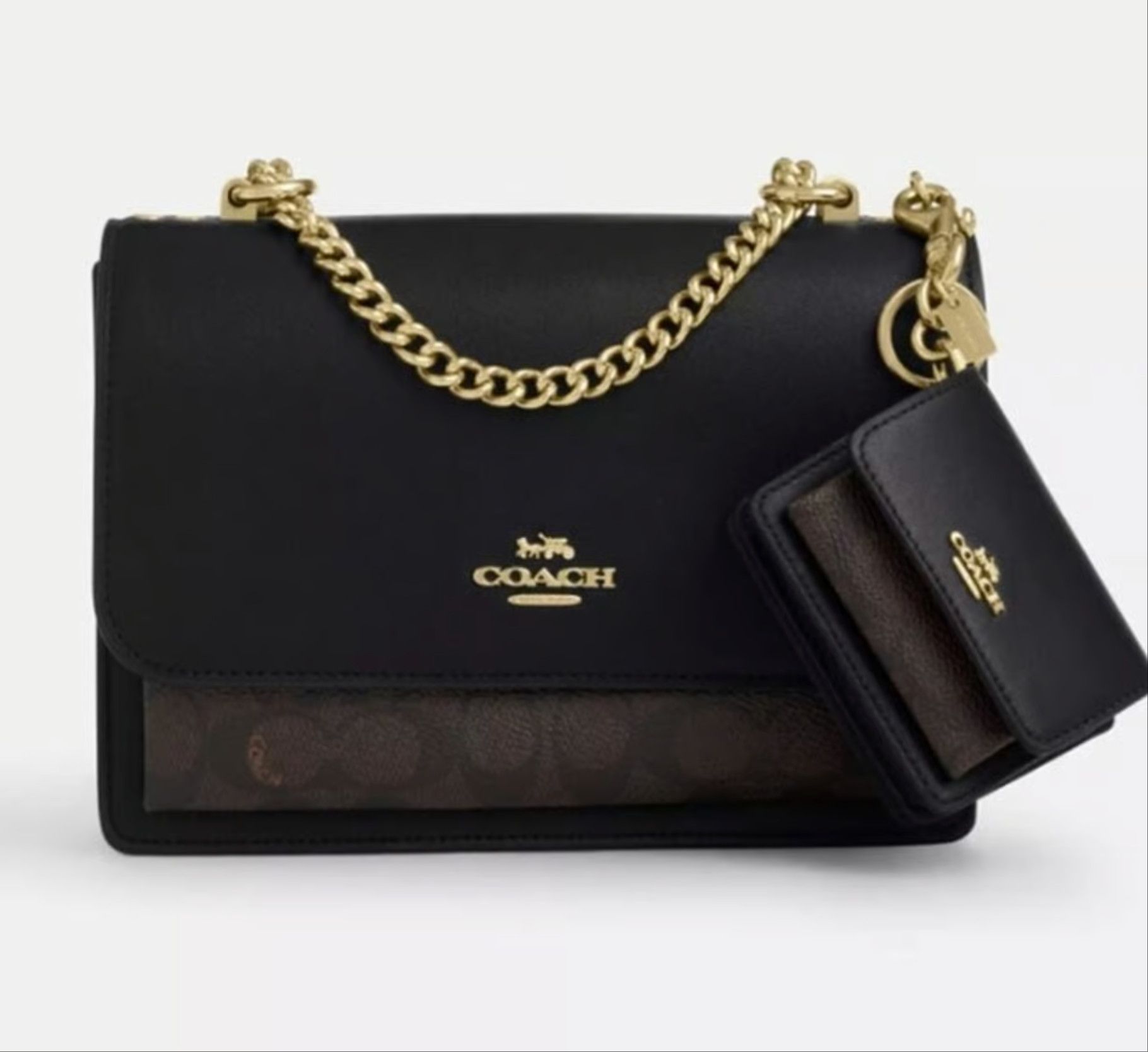 Coach Coach Mini Klare Bag Charm In Signature Canvas CBK69 Size ONE SIZE - 6 Thumbnail