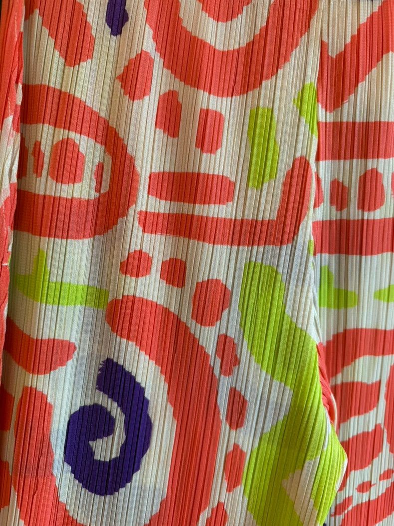 Issey Miyake Issey Miyake Colored oracle bone script trousers Size 26" / US 2 / IT 38 - 3 Thumbnail