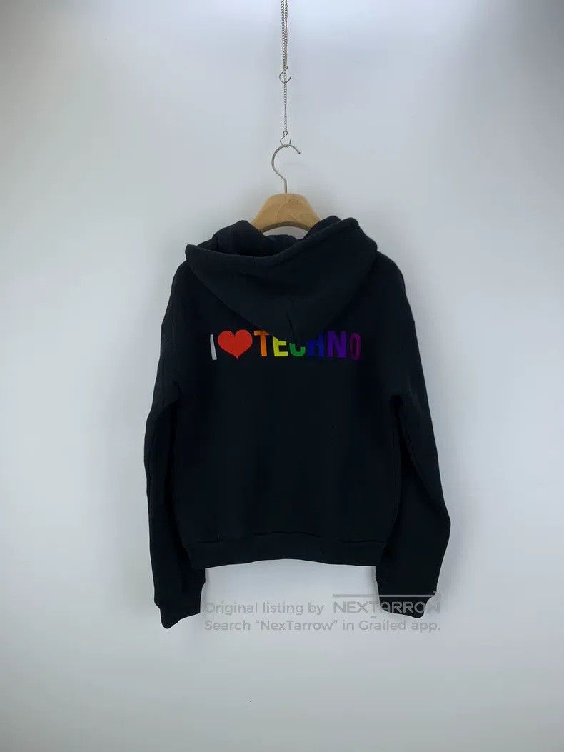 Balenciaga Balenciaga Letter Printed Hooded Zip-Up Long Sleeve Hoodie Size S / US 4 / IT 40 - 2 Thumbnail