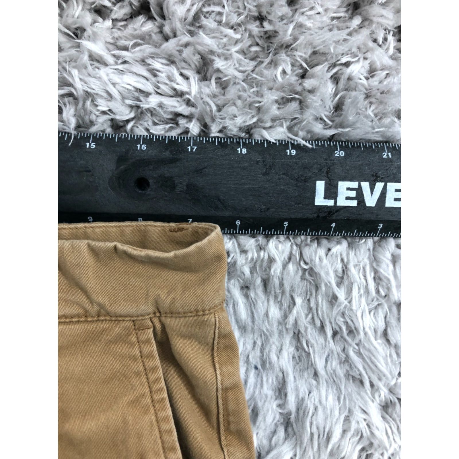 Weatherproof Goodfellow Hennepin Chino Pants Mens 34x28 Beige Medium Wash Chino Pockets Logo 5-Pocket Straight Leg Casual Travel Summer Fall Spring Winter Size US 34 / EU 50 - 2 Thumbnail