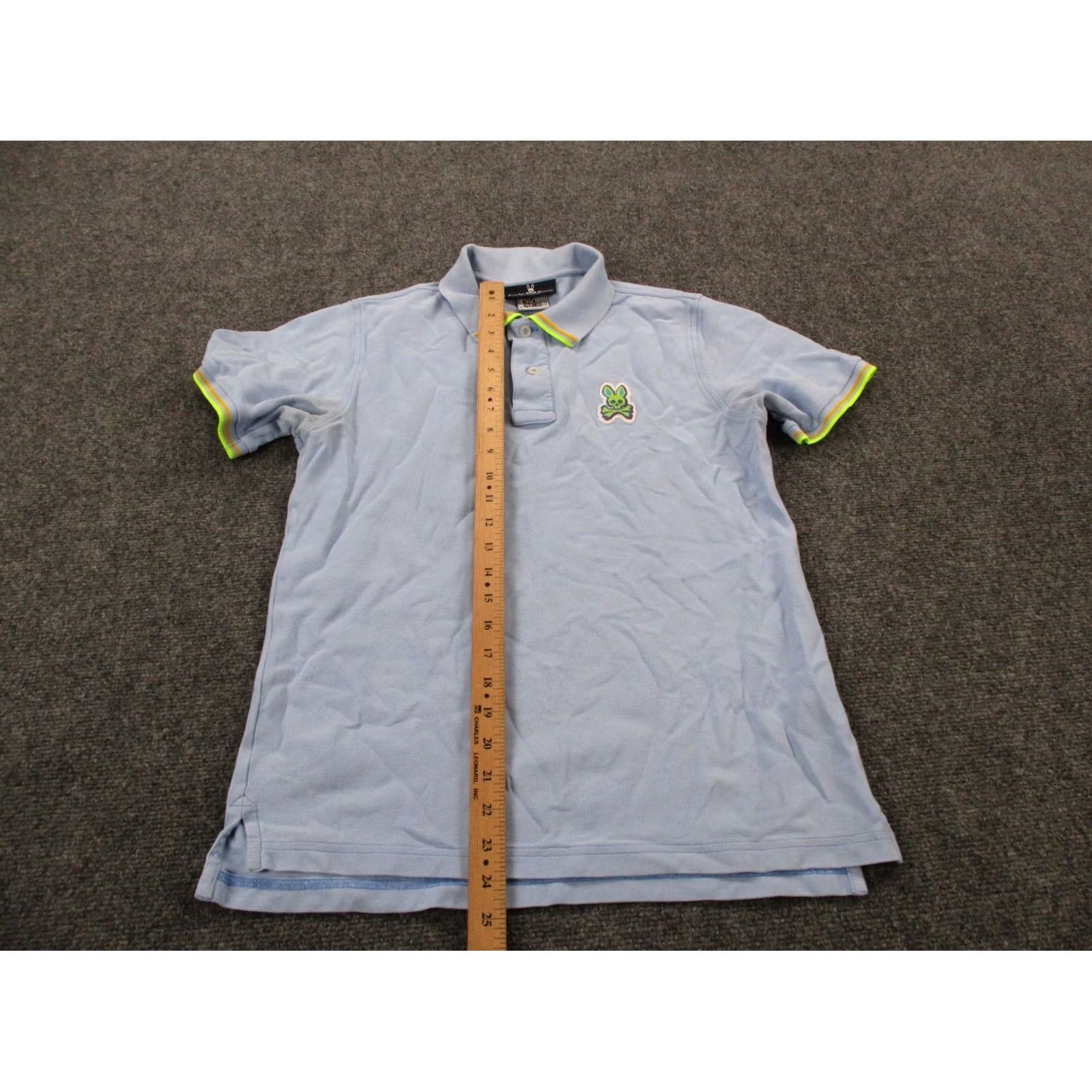 Psycho Bunny Psycho Bunny Polo Shirt Mens S Blue Logo Classic Polo Shirt Stetch Golf Preppy Casual Christmas) Size US S / EU 44-46 / 1 - 3 Thumbnail