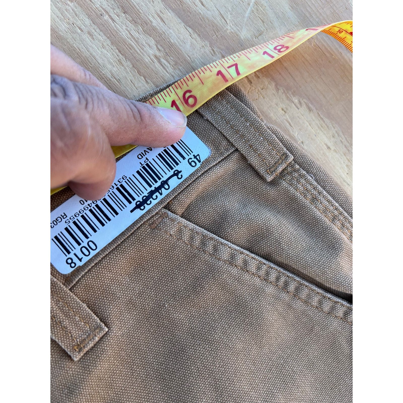 Carhartt Carhartt Jeans Mens 34x25 Brown Carpenter Dungaree Fit Size US 34 / EU 50 - 6 Thumbnail