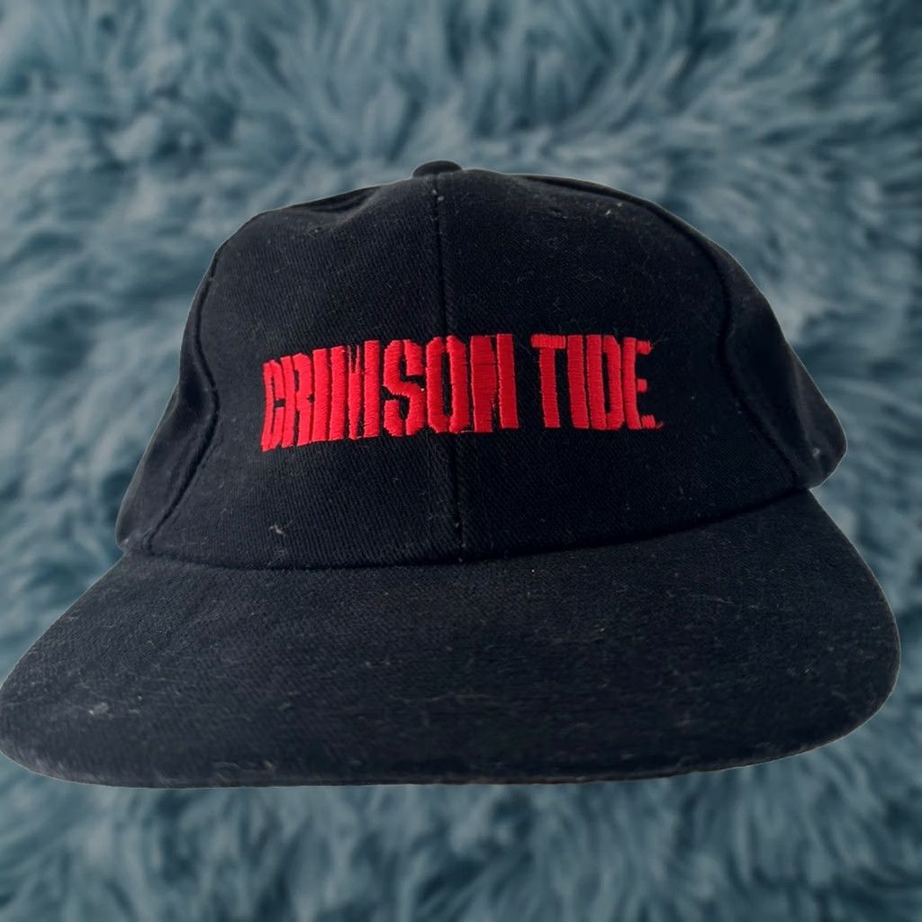 J Brand Vintage Crimson Tide 90s Snapback Hat Unisex Adult Black Baseball Cap Adjustable Size ONE SIZE - 1 Thumbnail