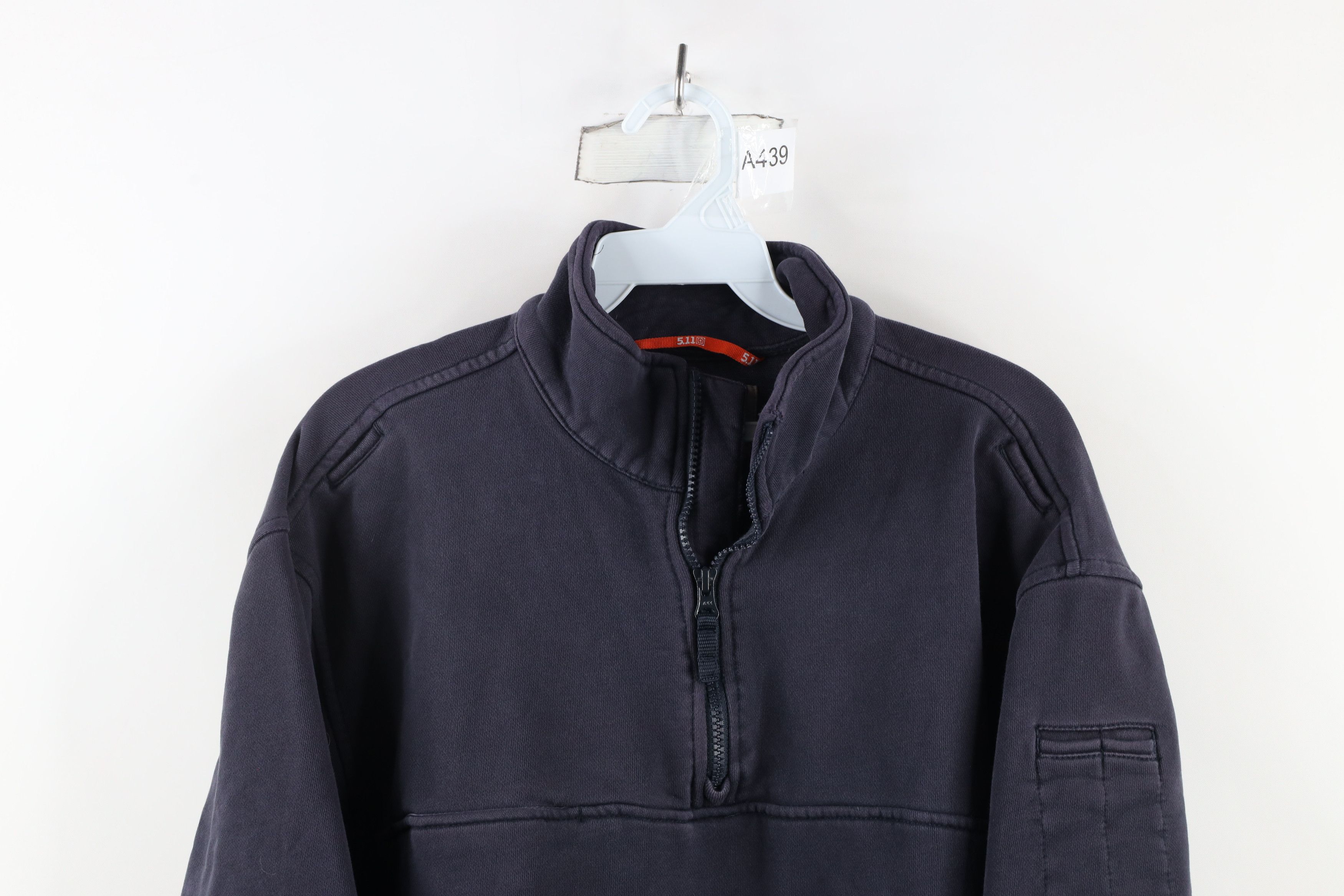 Vintage 5.11 Tactical Series 1/4 Zip Job Shirt Pullover Sweatshirt Size US M / EU 48-50 / 2 - 2 Thumbnail