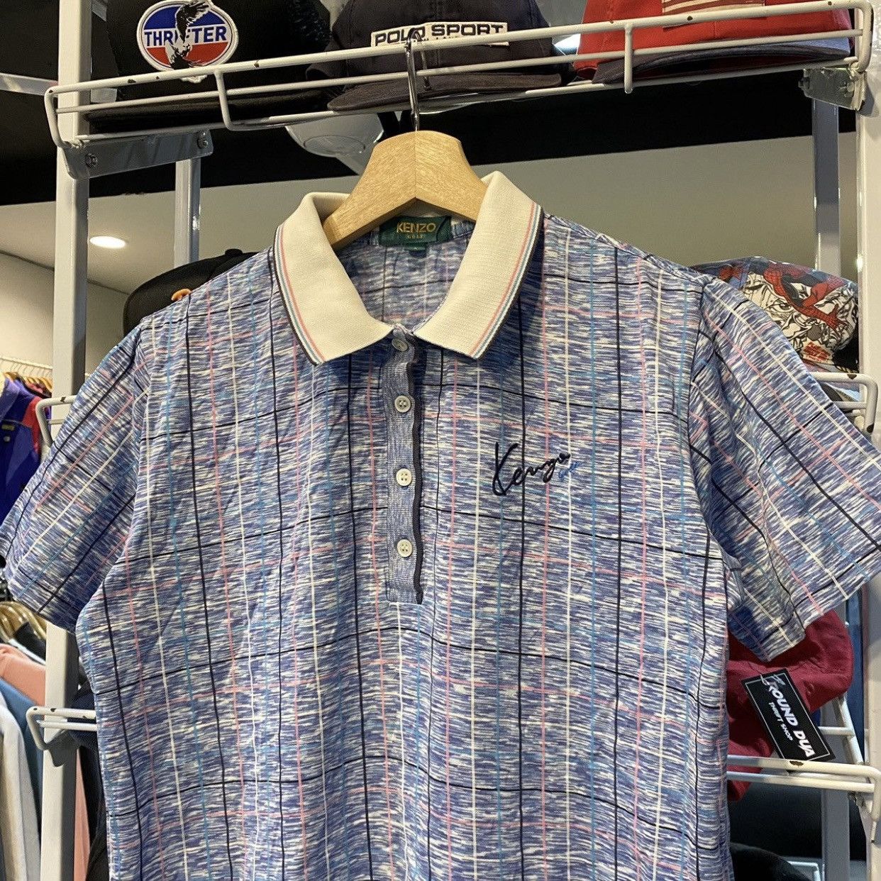Kenzo Vintage Kenzo Golf Polo T-Shirt “space yarn" Size US XS / EU 42 / 0 - 3 Thumbnail
