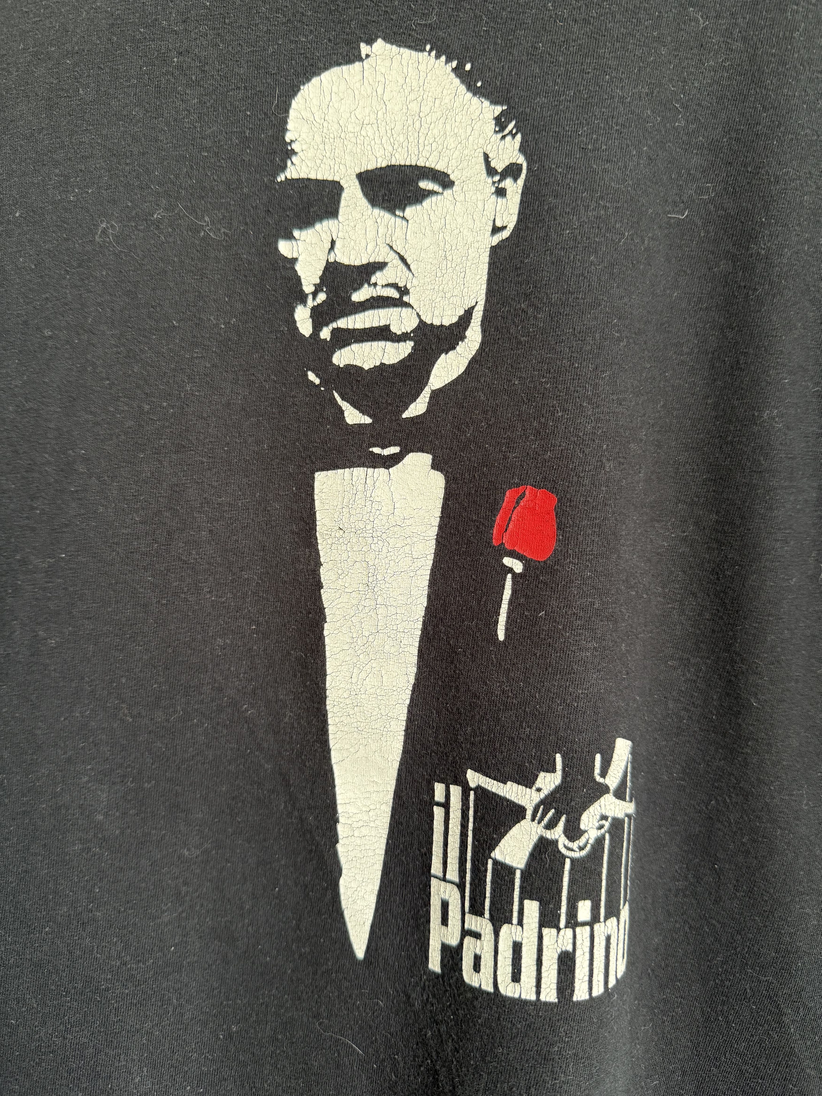 Vintage Vintage 90s The Godfather don corleone movie t-shirt Size US M / EU 48-50 / 2 - 4 Thumbnail