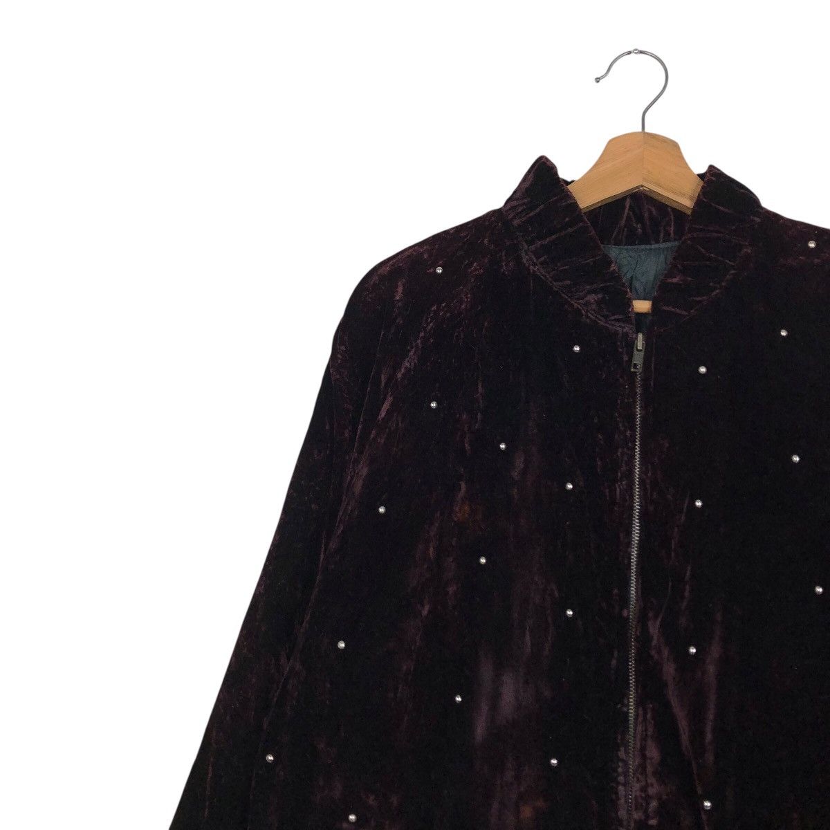 Japanese Brand 📌Vintage Velvet Bombet Jacket Hei Rim Issey Miyake Size US M / EU 48-50 / 2 - 7 Thumbnail