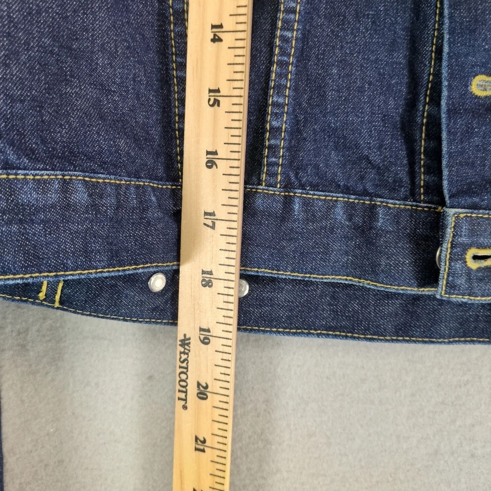 Tommy Hilfiger Vintage Y2K Tommy Hilfiger Jean Jacket Womens L Denim Dark Size L / US 10 / IT 46 - 8 Thumbnail