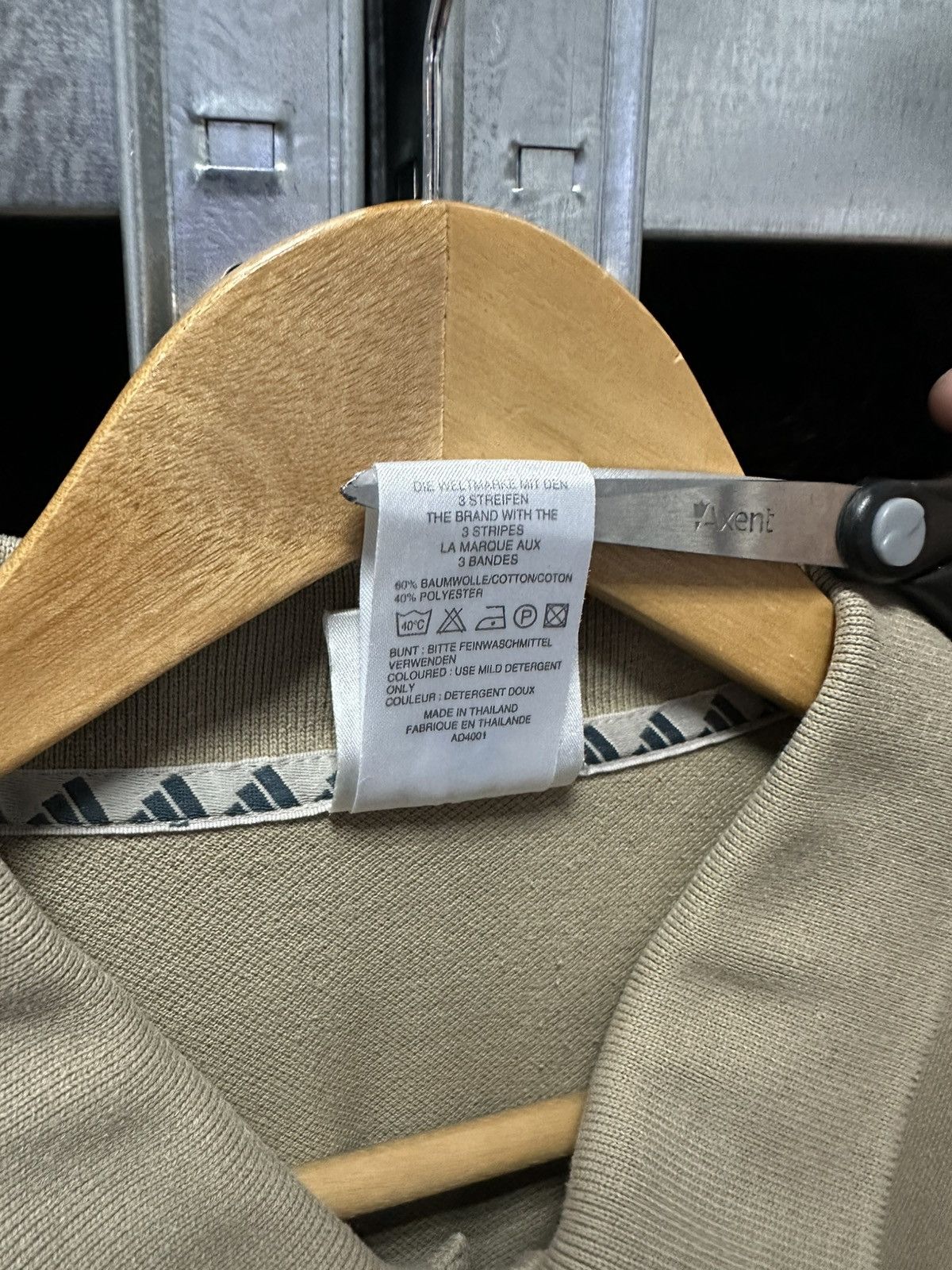 Adidas Vintage 1999 Adidas Polo Shirt Golf S/S Button Beige Top Size US XL / EU 56 / 4 - 9 Thumbnail