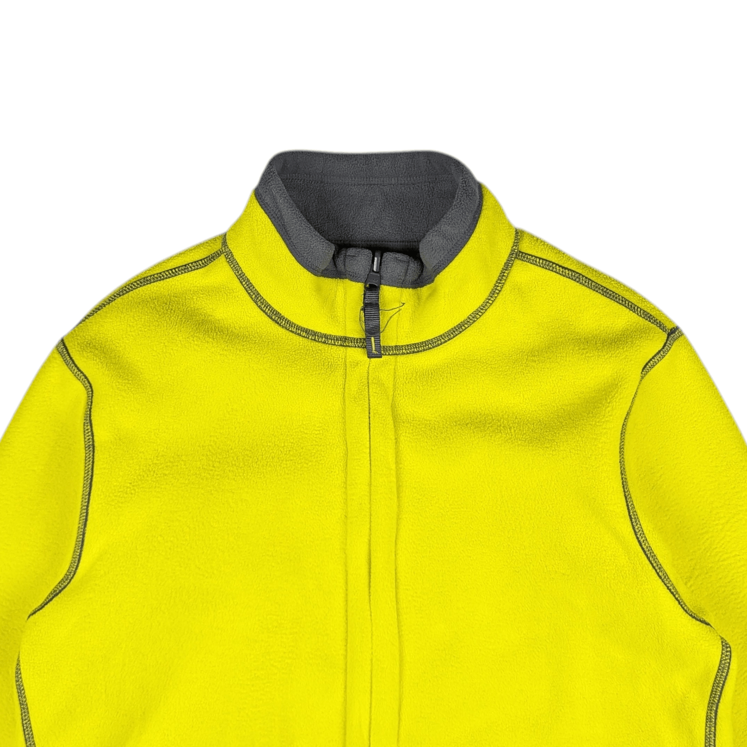 Uniqlo UNIQLO Reversible Grey Yellow Sherpa Fleece Jacket Size US S / EU 44-46 / 1 - 15 Thumbnail
