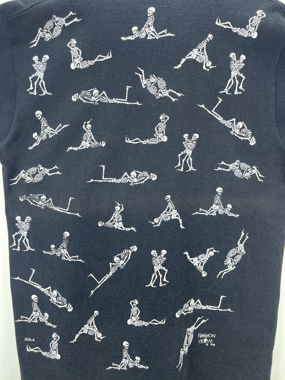 Fashion Victim × Vintage Fashion Victim Skulls 18sx Over Print Glow in The Dark Rare Size US L / EU 52-54 / 3 - 9 Thumbnail