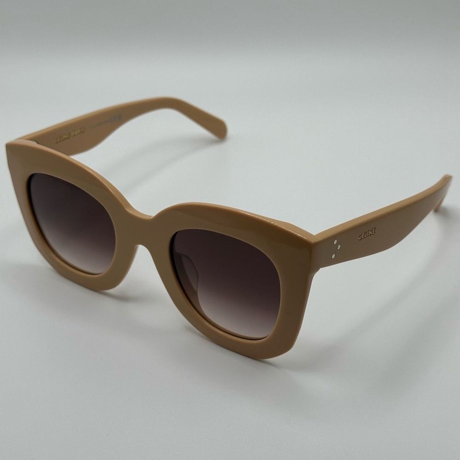 Celine CELINE Sunglasses CL4005FN 4957Z Beige/Violet Gradient Women Size ONE SIZE - 6 Thumbnail