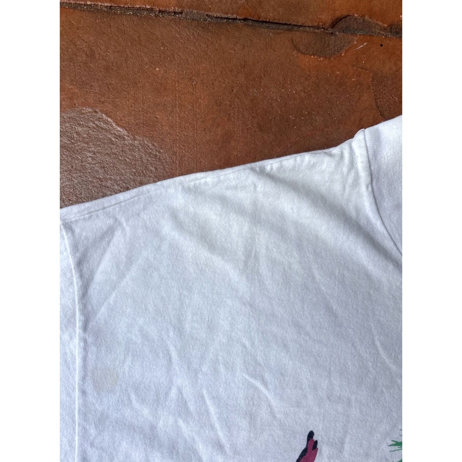 Hanes VINTAGE 1995 Super Bowl Miami T-Shirt XL Single Stitch USA Hanes Crew Neck Short Sleeve Men White Cotton USA Theme Size US XL / EU 56 / 4 - 4 Thumbnail
