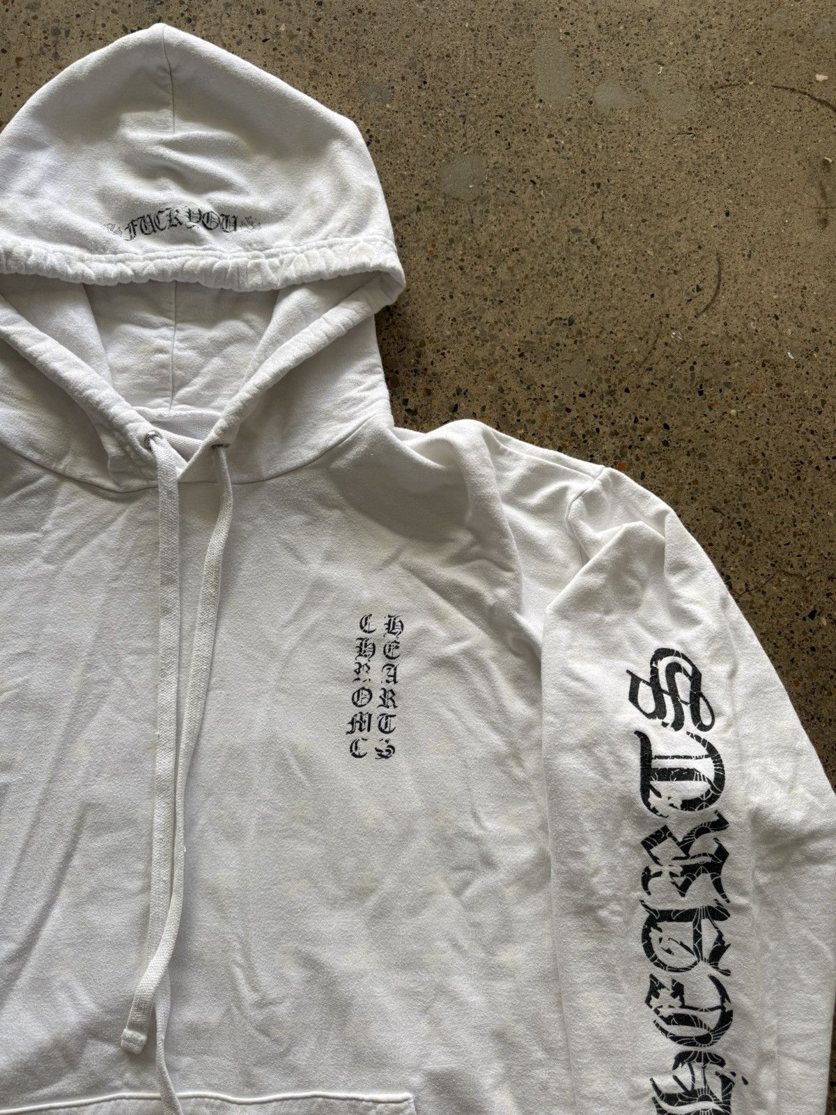 Chrome Hearts Chrome Hearts White Monogram Pullover Hoodie Size US XL / EU 56 / 4 - 2 Thumbnail