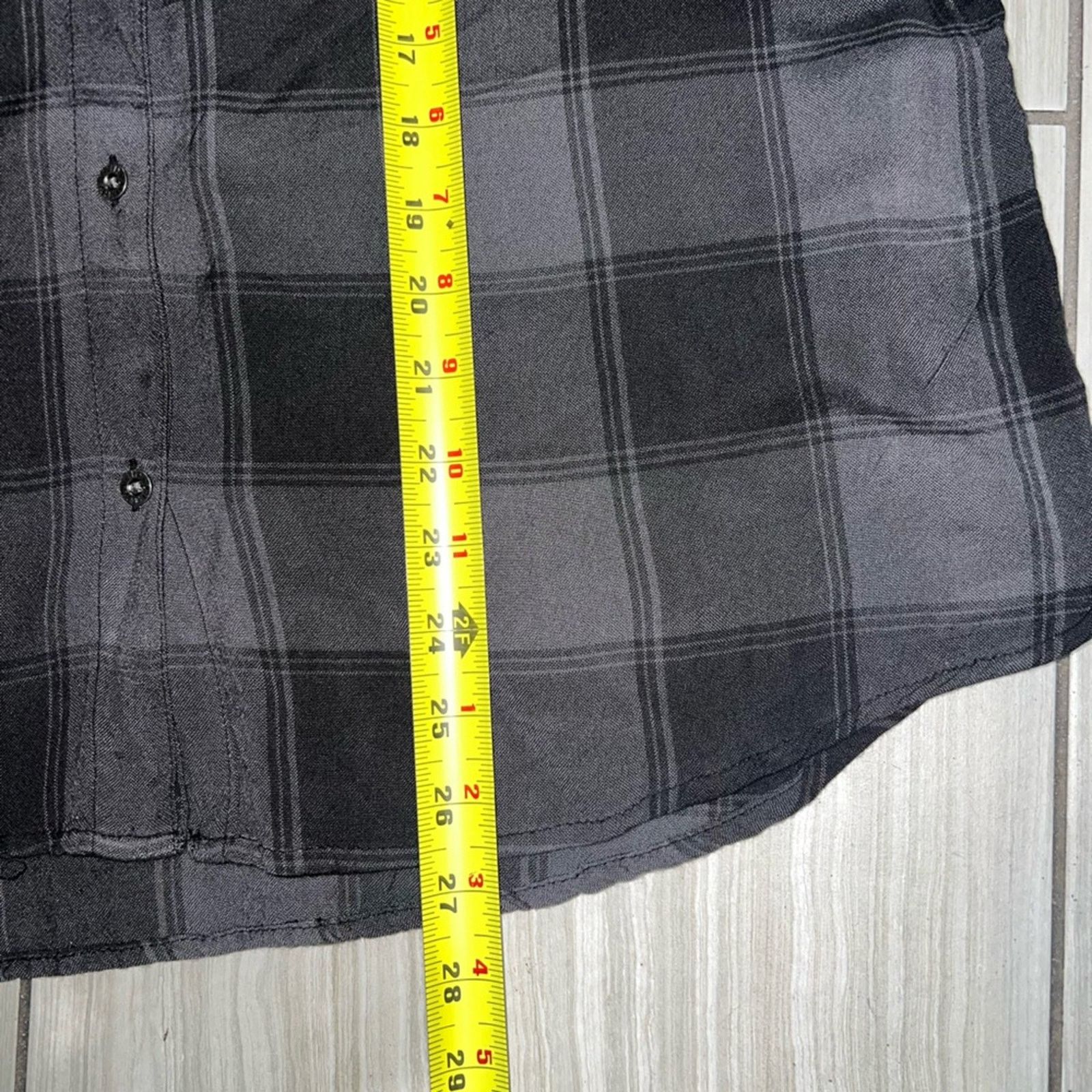 Harley Davidson Harley Davidson Black Plaid Long Sleeve Button-Up Size US L / EU 52-54 / 3 - 7 Thumbnail