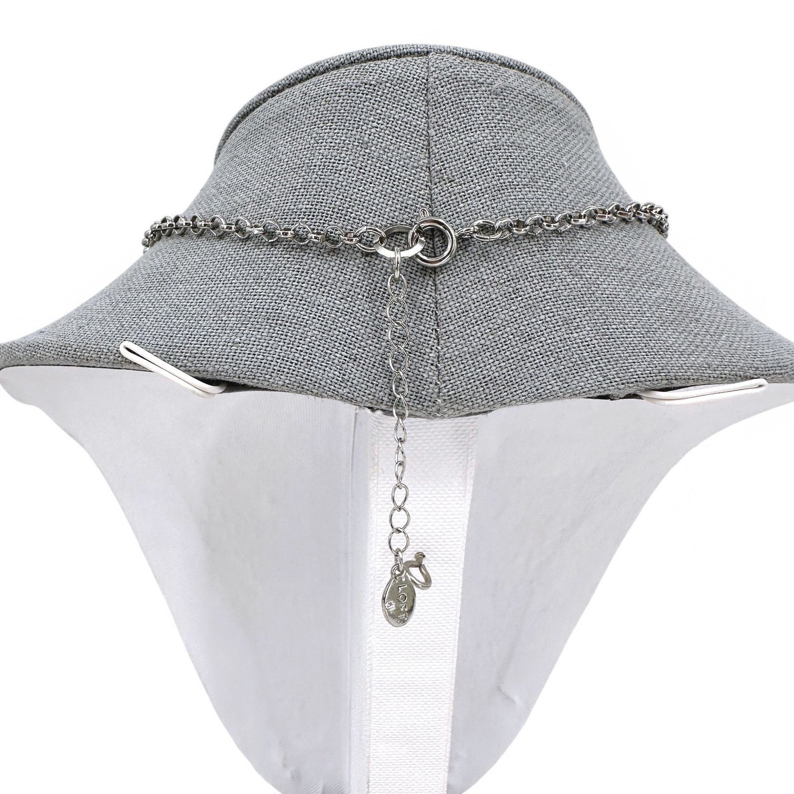 Loft Loft Rhinestone Statement Necklace White and Gray Size ONE SIZE - 3 Thumbnail