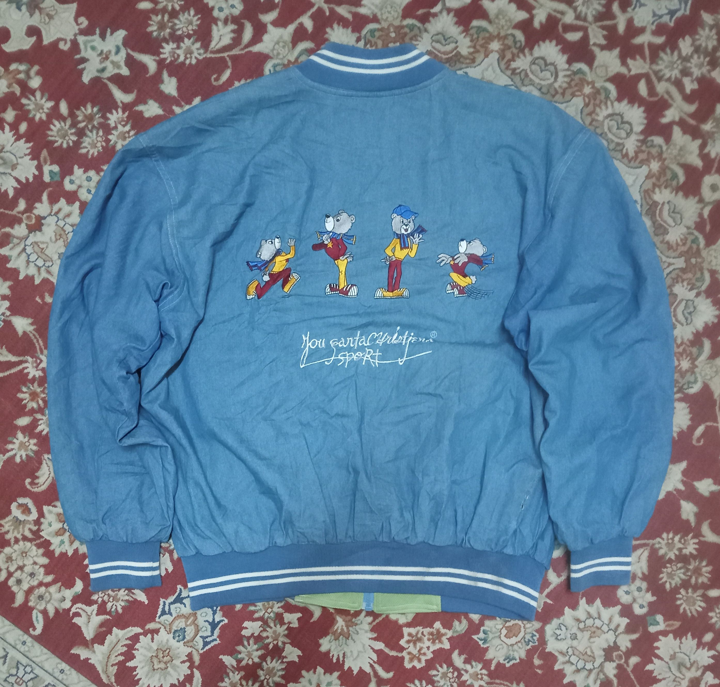Japanese Brand Jou Santa Christjerd Ugatha Christie Reversible Jacket Size US L / EU 52-54 / 3 - 4 Thumbnail