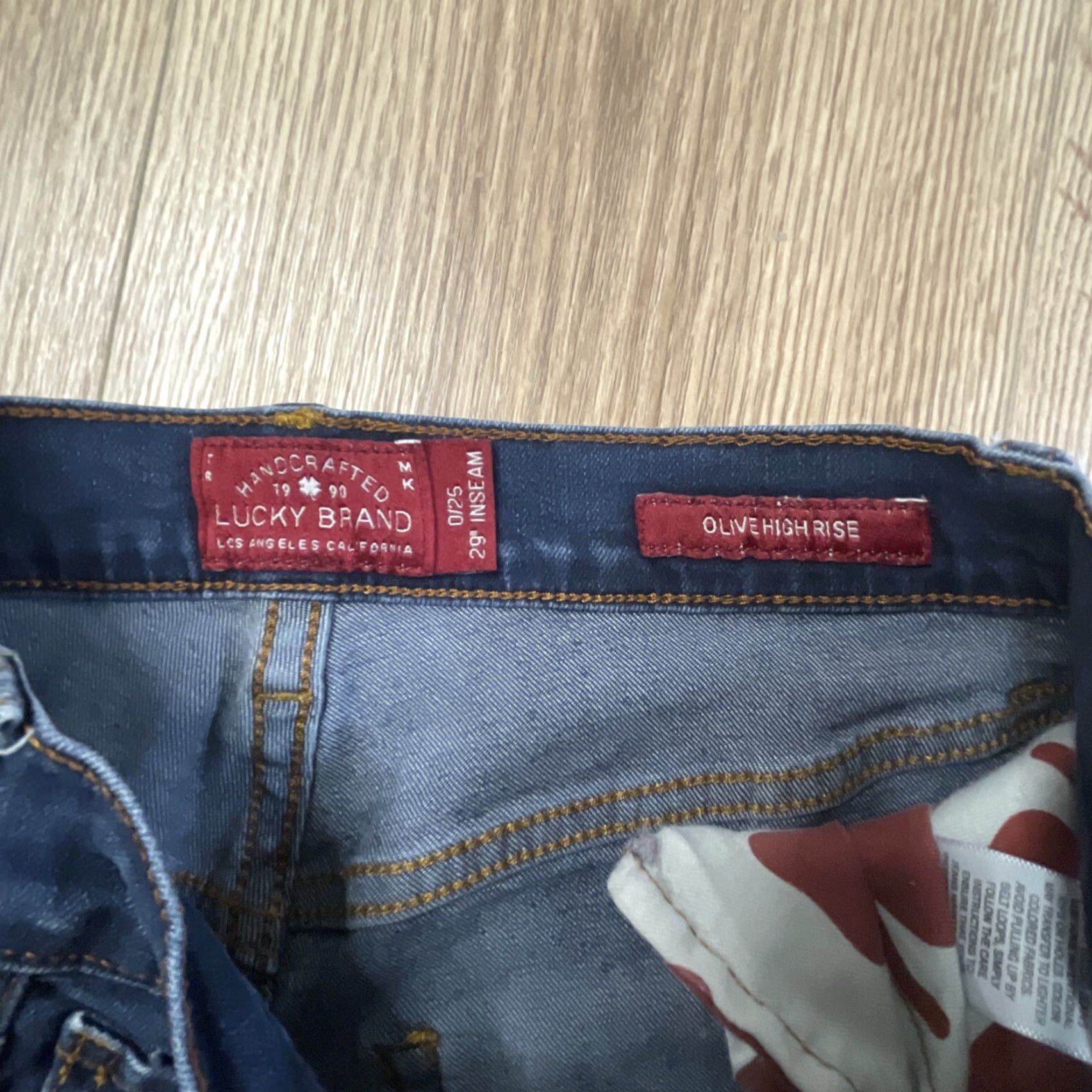 Lucky Brand LUCKY BRAND Skinny Jeans Women's Size 0 Blue High Rise 29” Inseam Size 25" / US 0 / IT 36 - 2 Thumbnail
