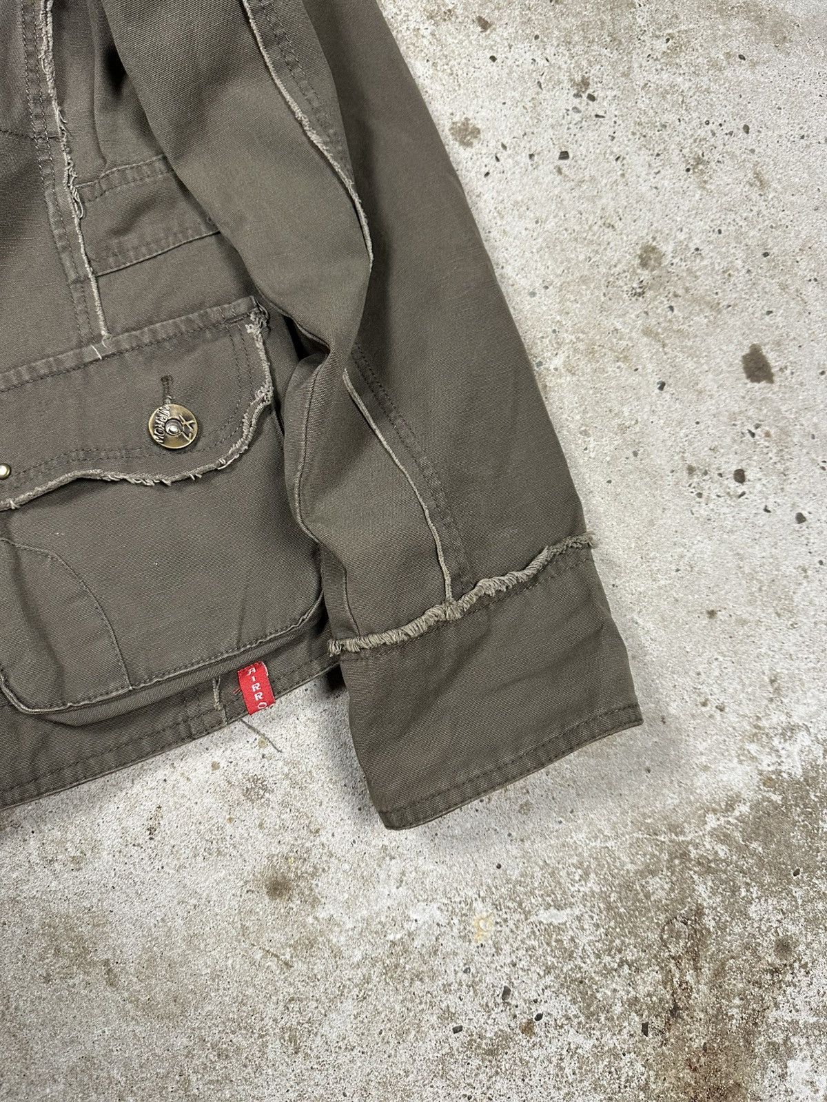 Other Vintage Y2K Army Military Distressed Style Japanese Jacket Size US S / EU 44-46 / 1 - 4 Thumbnail