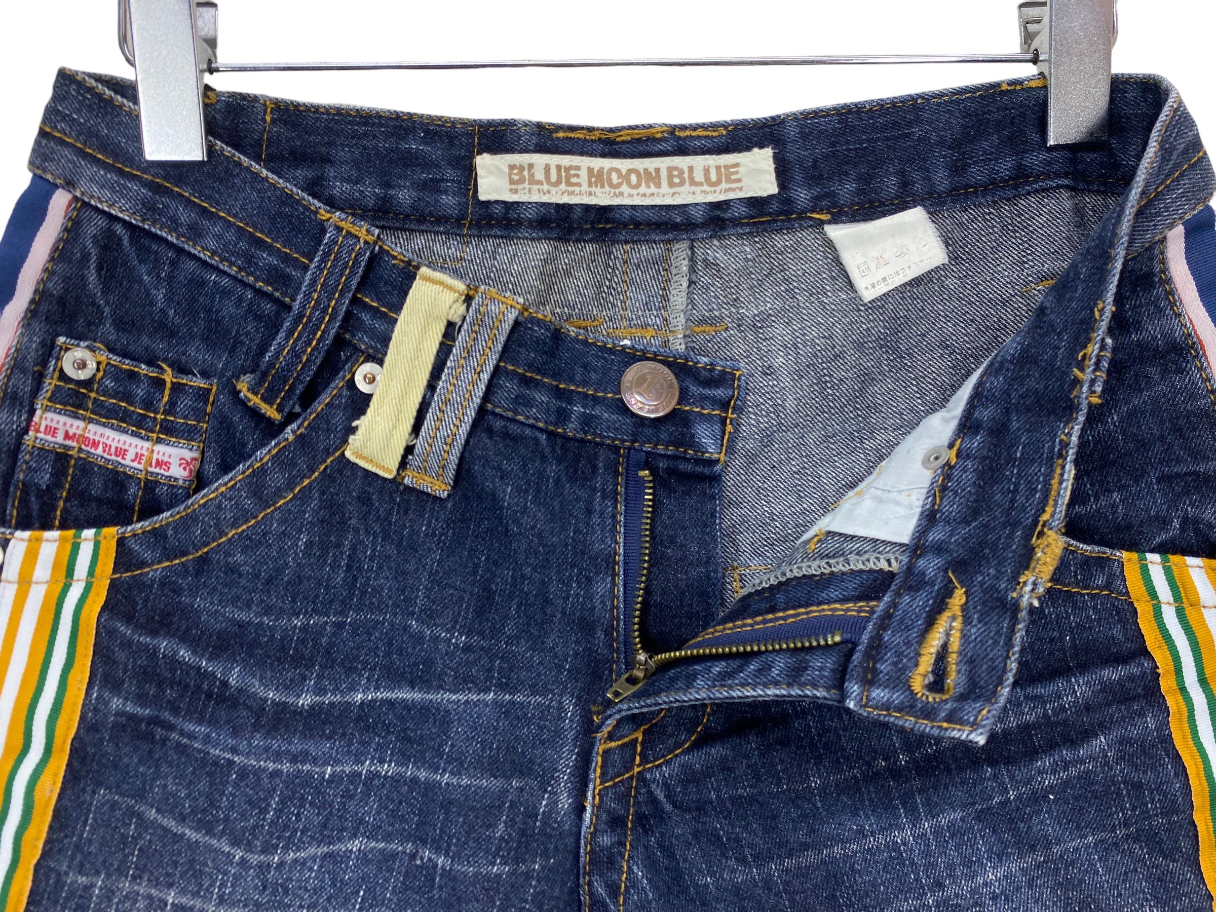 Japanese Brand Japanese Blue Moon Denim - Spellout Jeans - Blue Japan Size US 30 / EU 46 - 5 Thumbnail