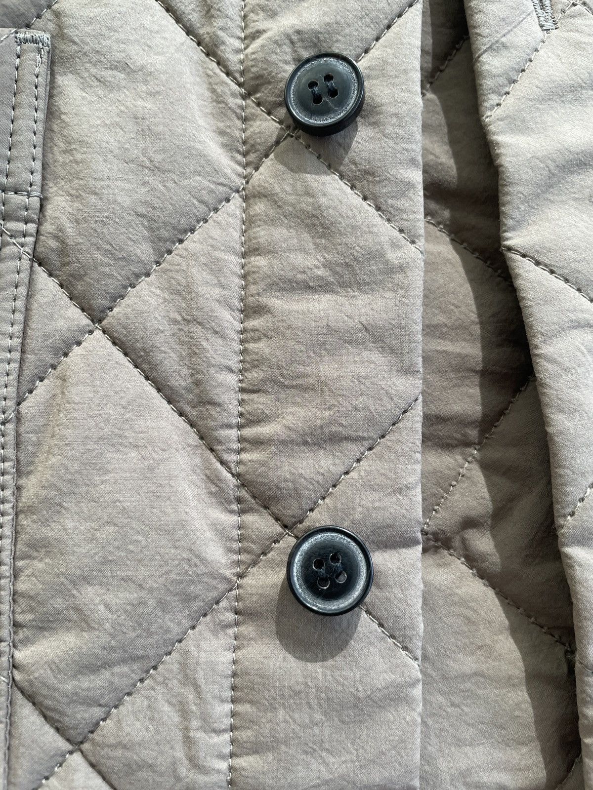 YOKO SAKAMOTO Quilting Work Shirt Jacket - Gray Size US M / EU 48-50 / 2 - 5 Thumbnail